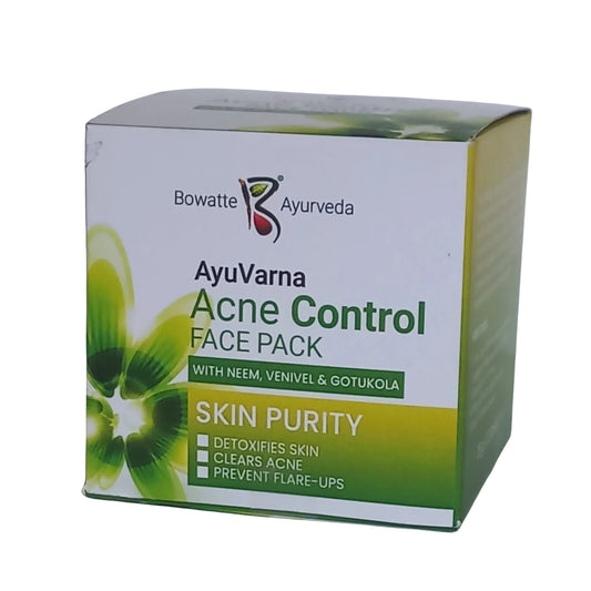 Masque visage anti acné Bowatte Ayu Varna (35 g)