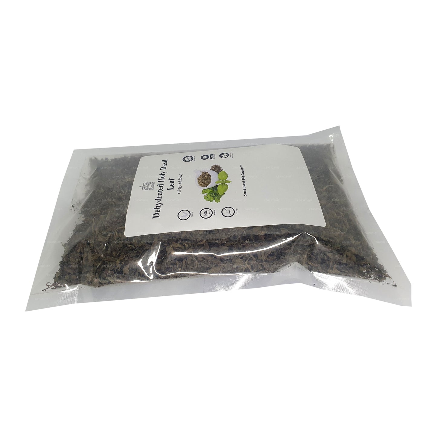 Feuilles de tulsi de basilic sacré déshydratées Lakpura