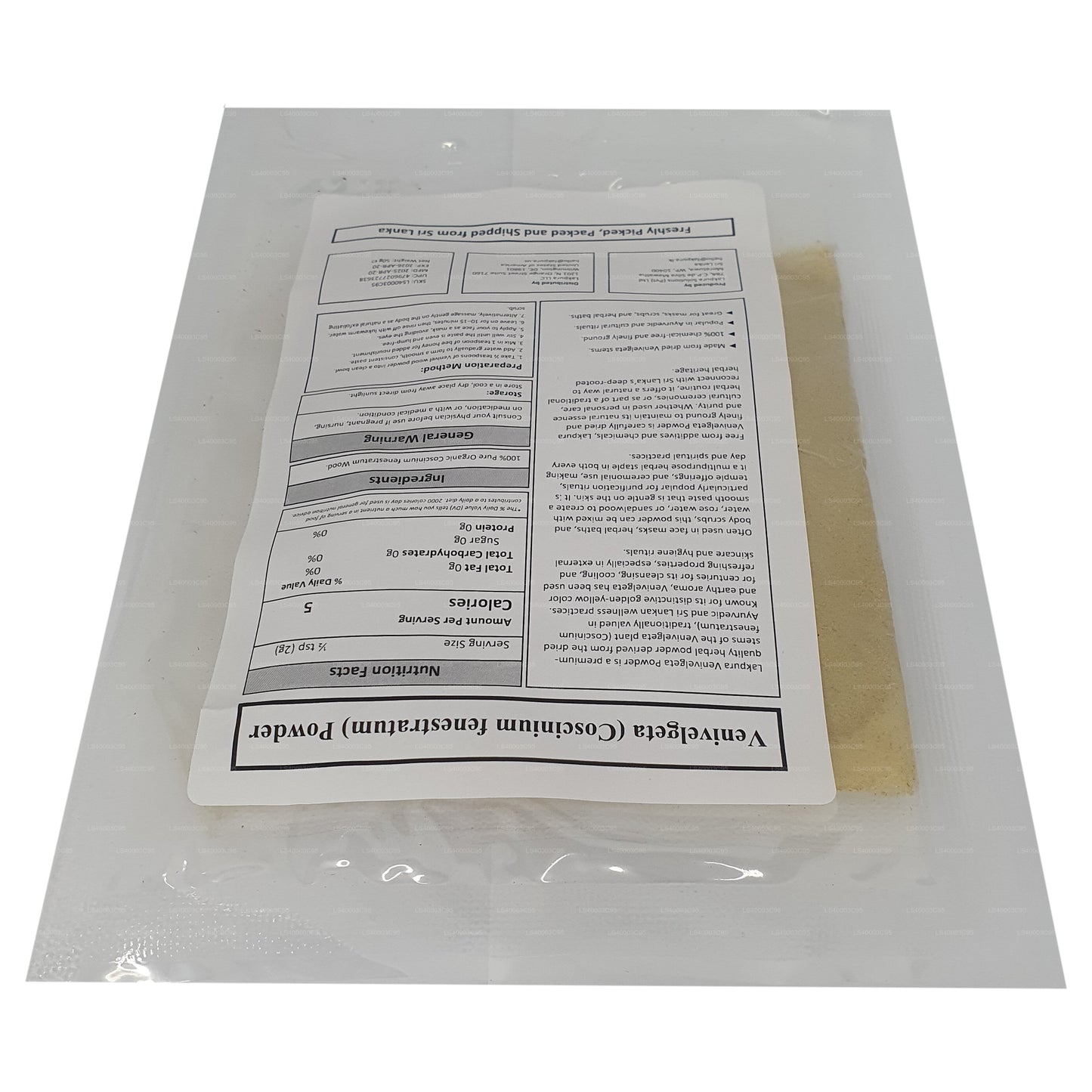 Lakpura Weniwelgeta en poudre