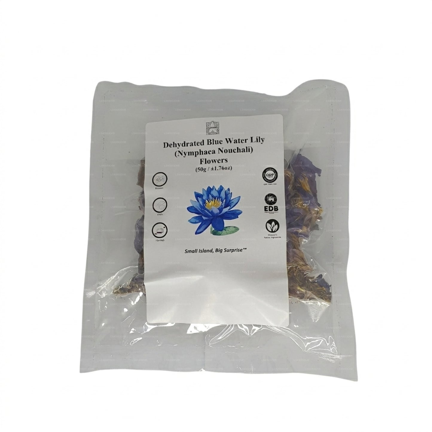 Lakpura® Fleurs de nénuphar bleu déshydratées