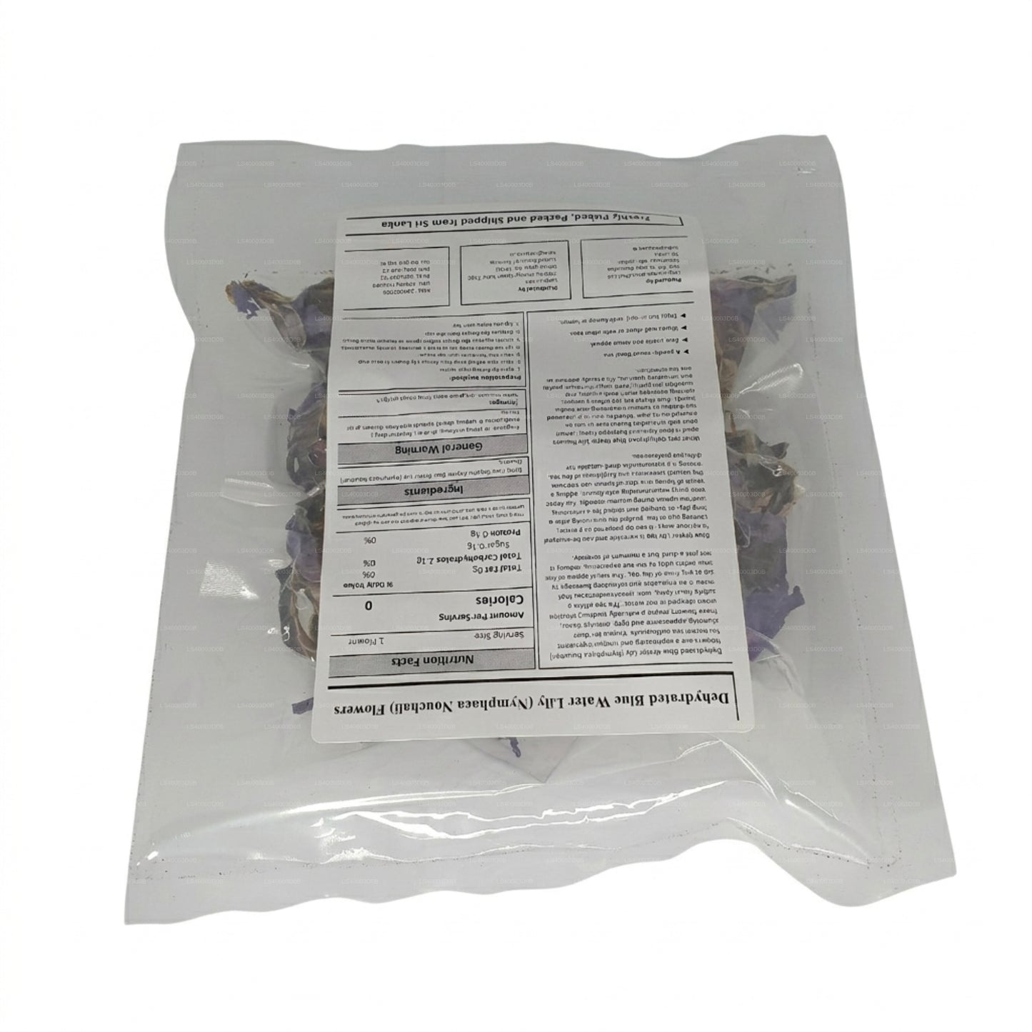 Lakpura® Fleurs de nénuphar bleu déshydratées