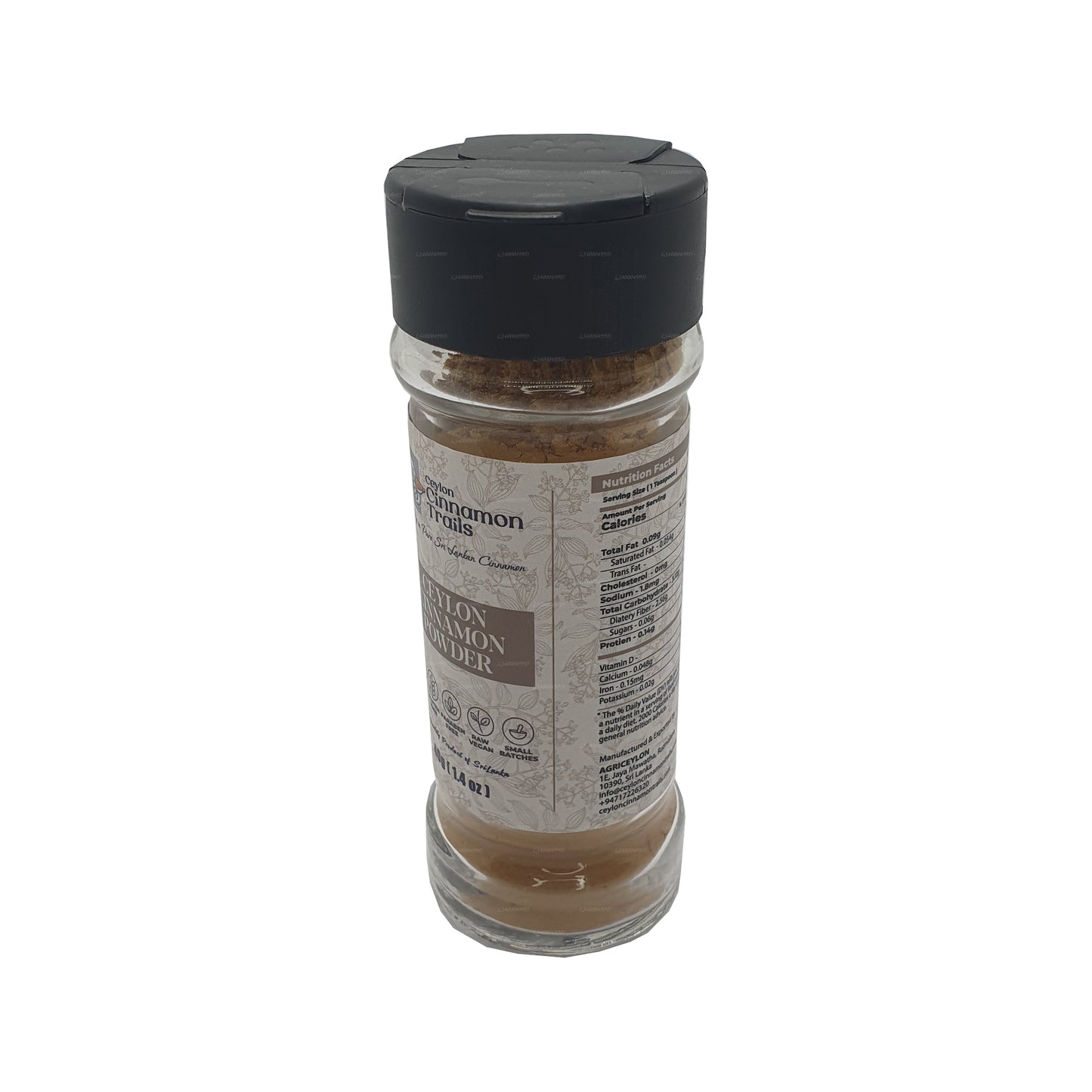 Cannelle Ceylon Cinnamon Trails en poudre (40g)