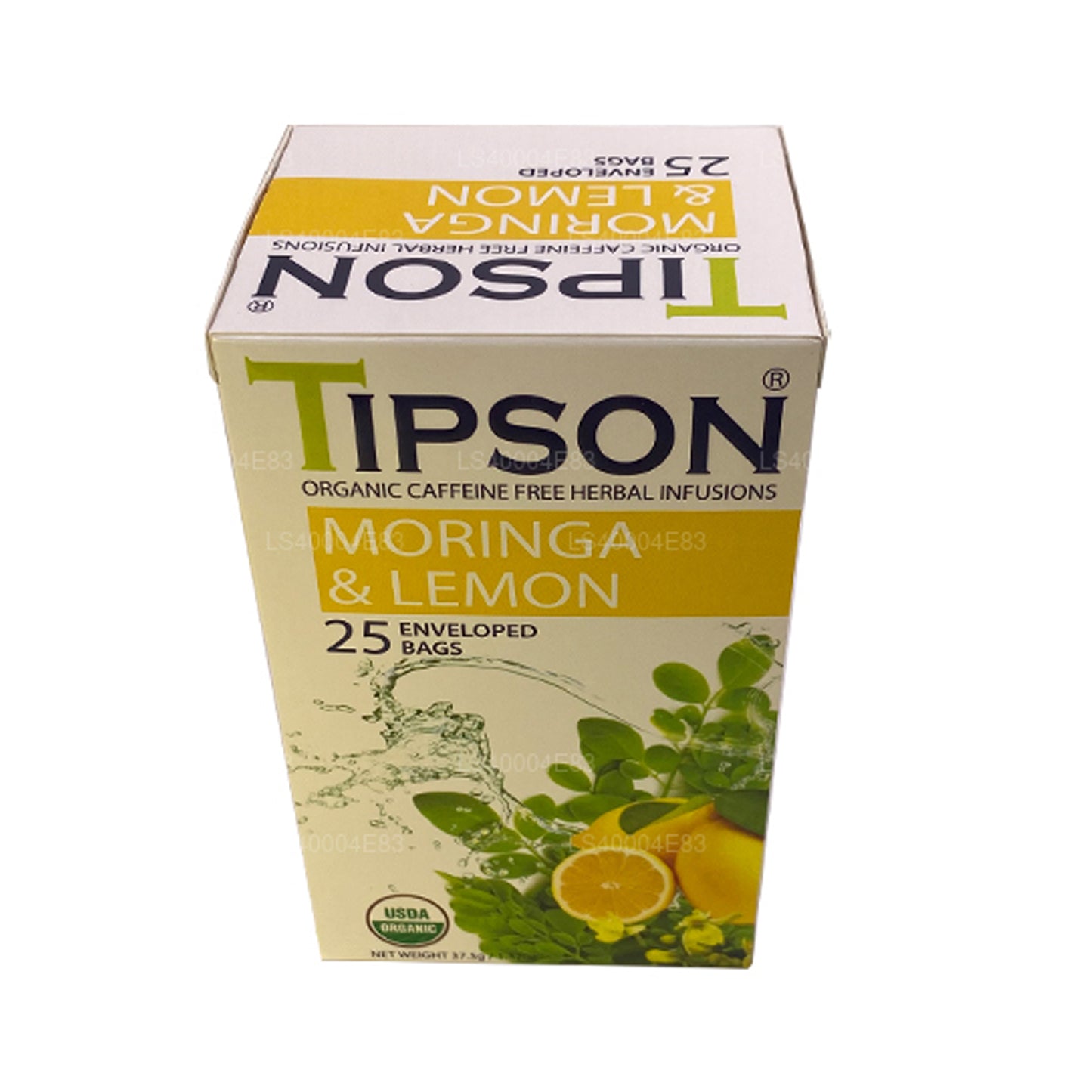 Thé au moringa et au citron Tipson (37,5 g) 25 sachets
