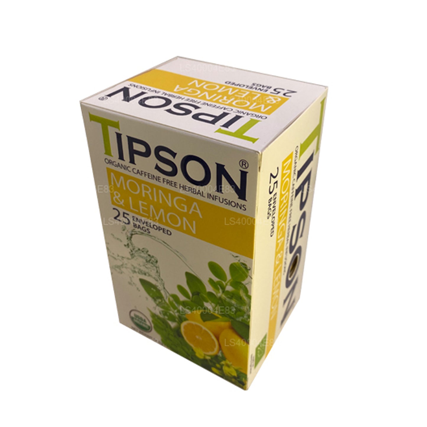 Thé au moringa et au citron Tipson (37,5 g) 25 sachets