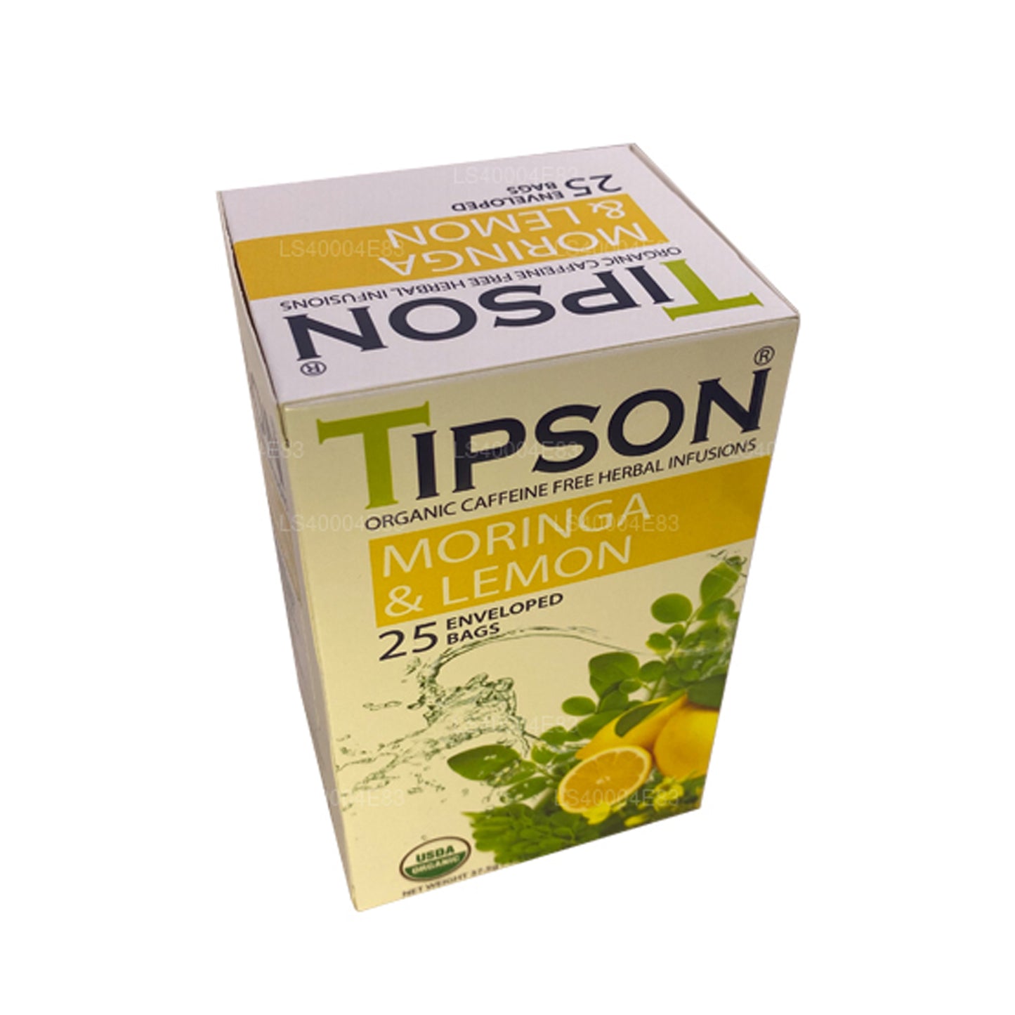 Thé au moringa et au citron Tipson (37,5 g) 25 sachets