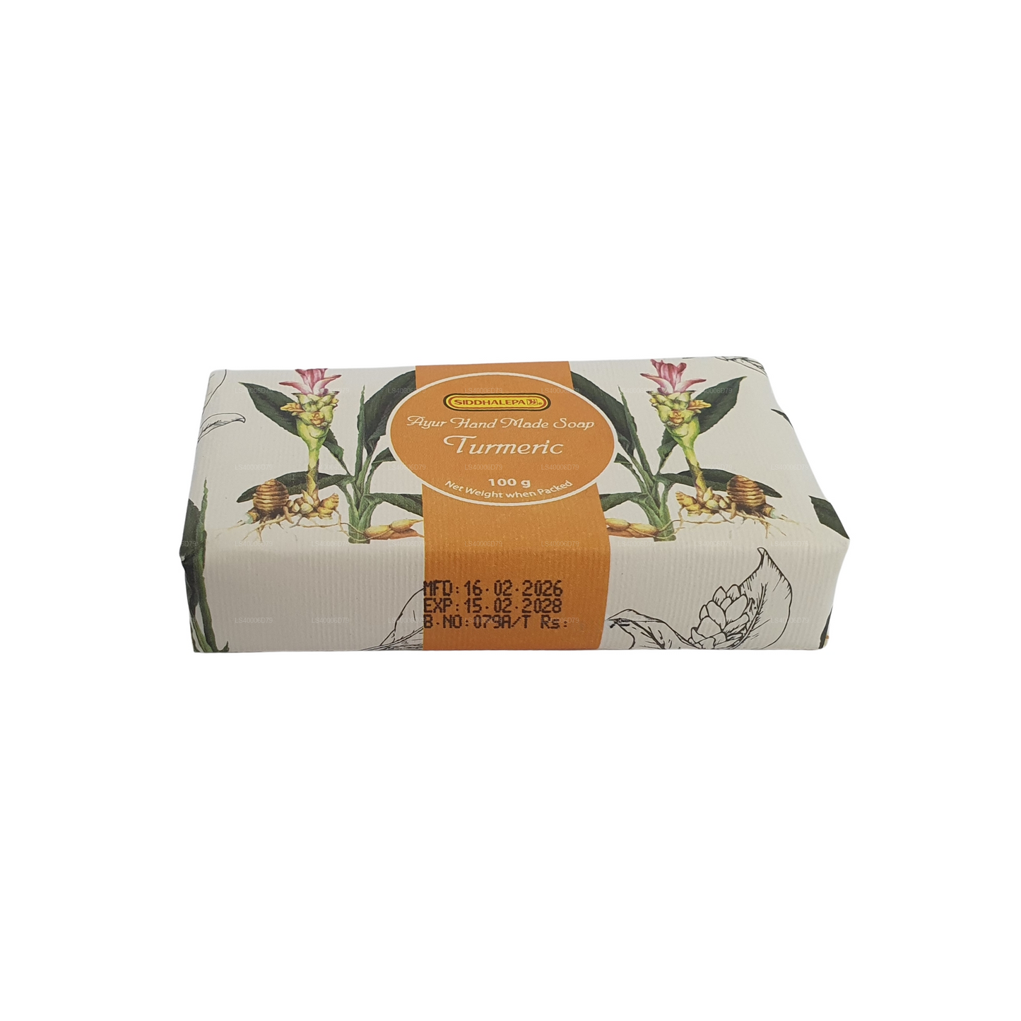 Savon artisanal Siddhalepa - Curcuma (100 g)