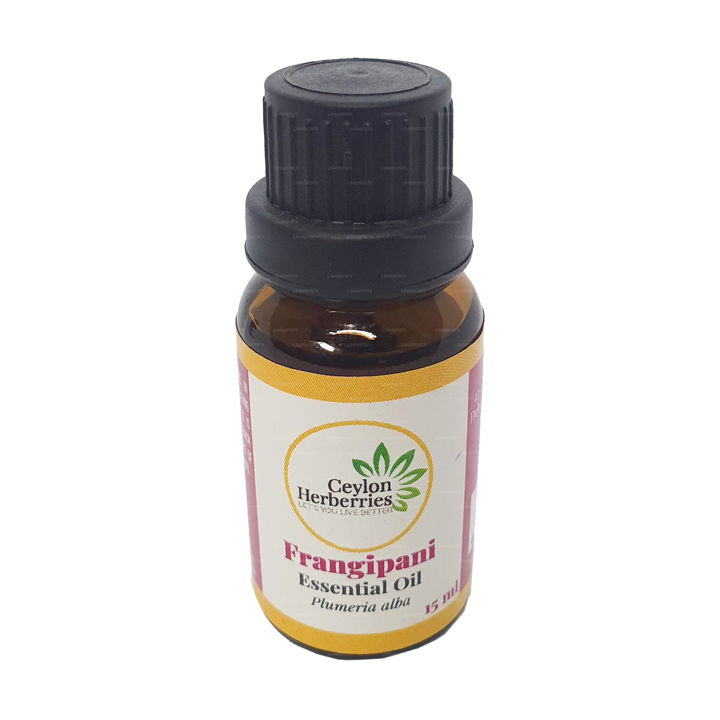 Huile essentielle de frangipanier aux herbes de Ceylan (Plumeria alba) 15 ml