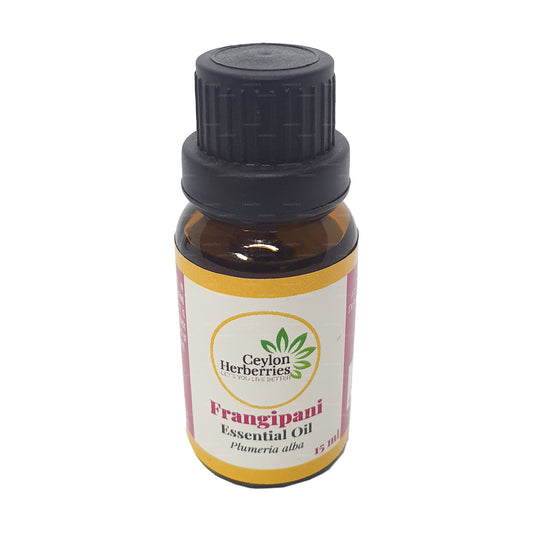 Huile essentielle de frangipanier aux herbes de Ceylan (Plumeria alba) 15 ml