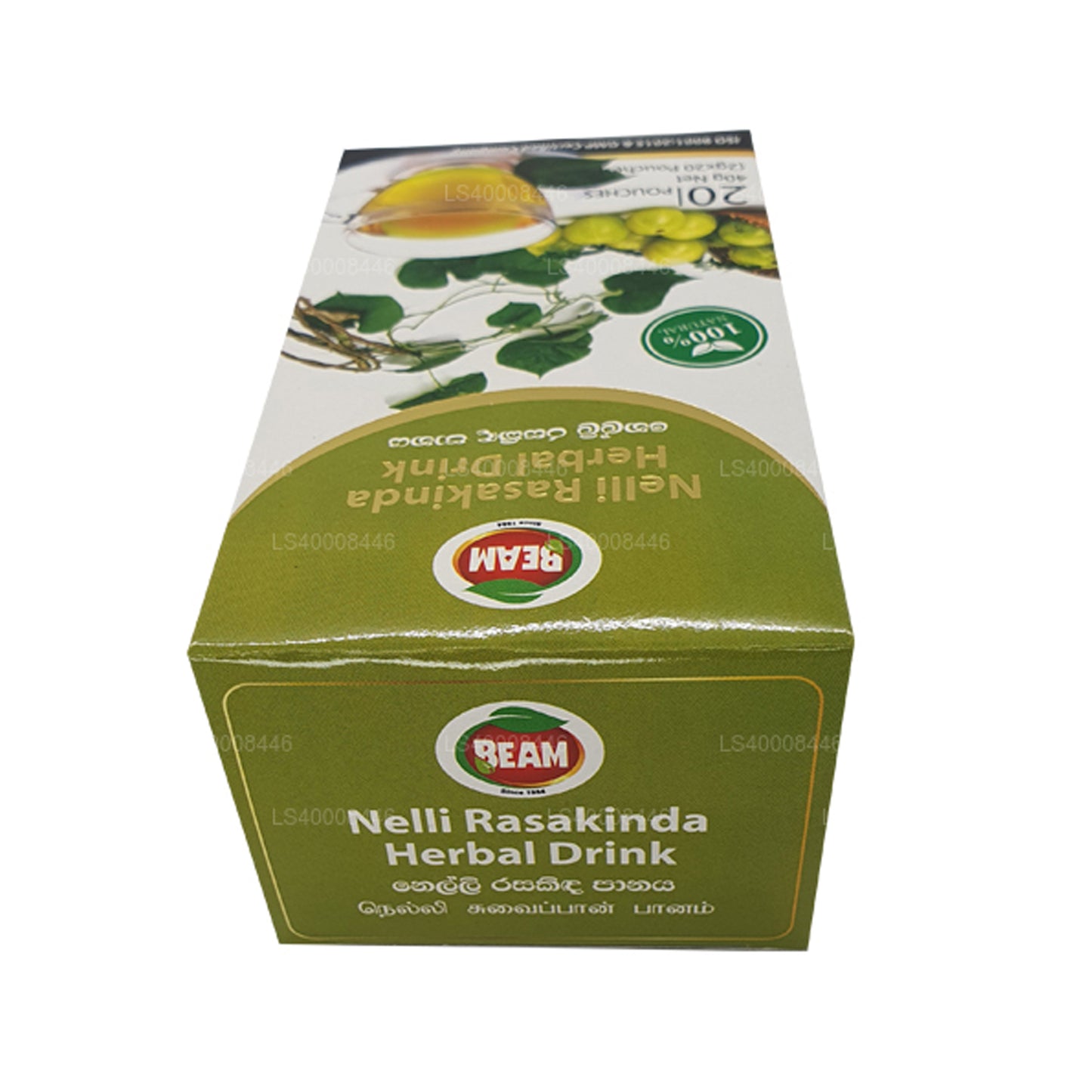 Boisson aux herbes Beam Nelli Rasakinda (40 g) 20 sachets de thé