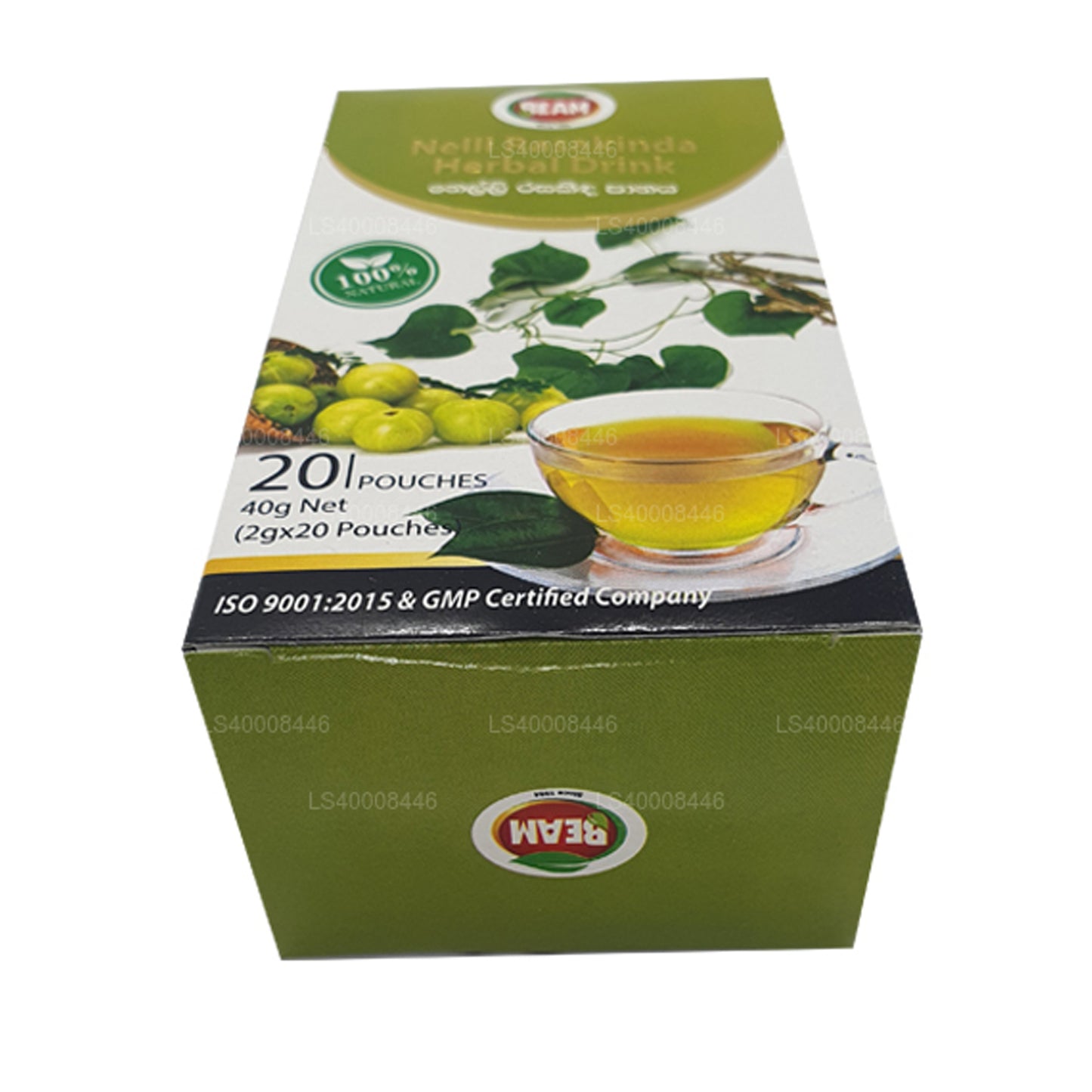Boisson aux herbes Beam Nelli Rasakinda (40 g) 20 sachets de thé