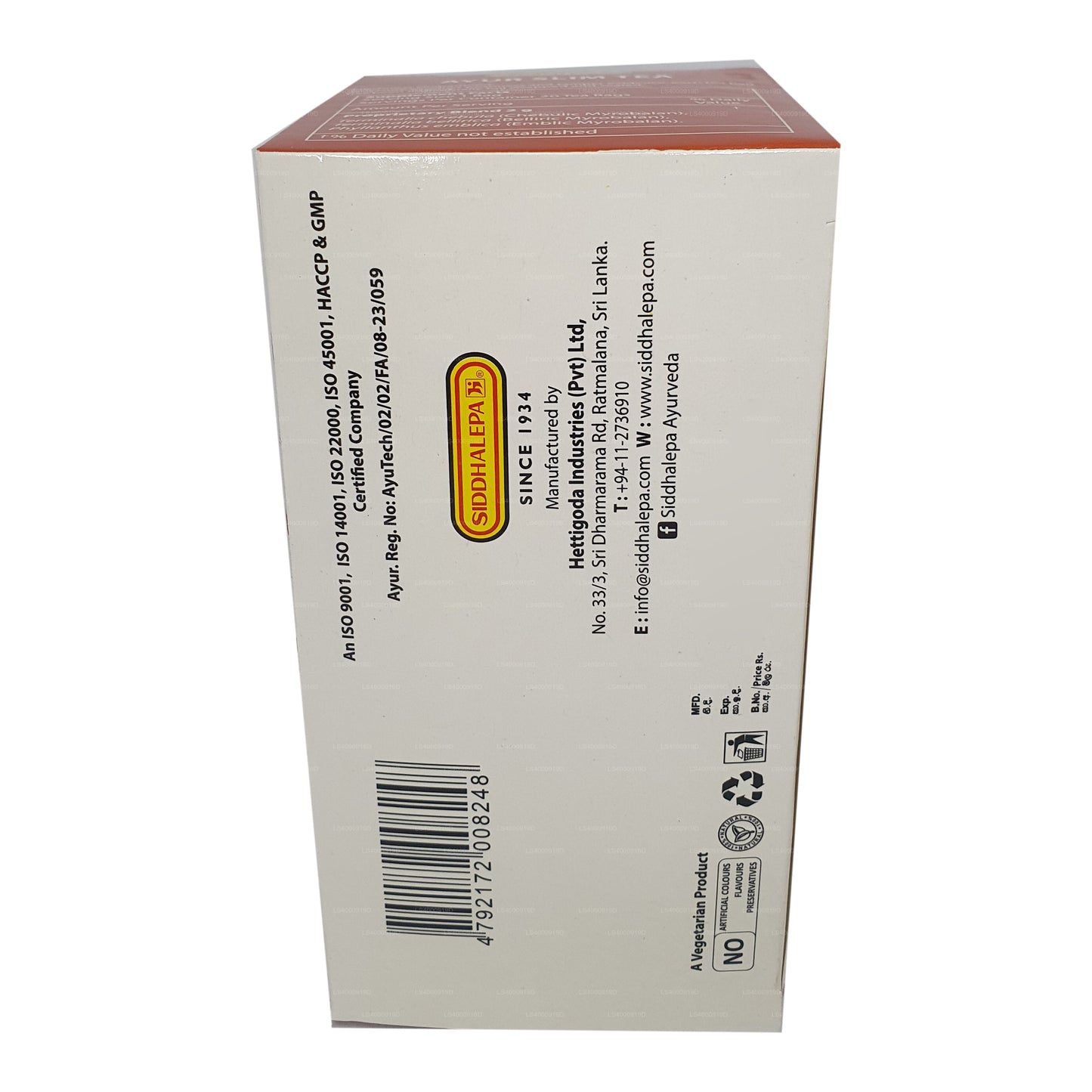 Thé Siddhalepa Ayur Slim (40 g)