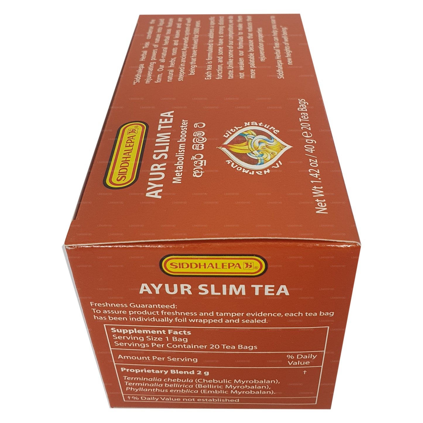 Thé Siddhalepa Ayur Slim (40 g)