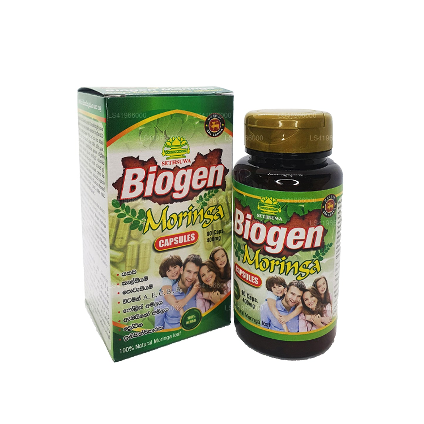 Moringa Sethsuwa Biogen (400 mg x 90 capsules)