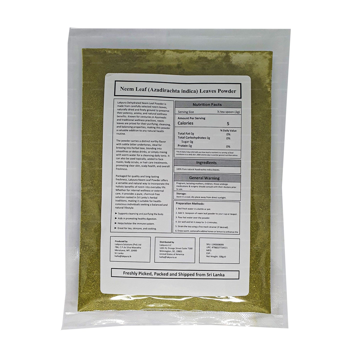 Poudre de Neem Lakpura (100g)