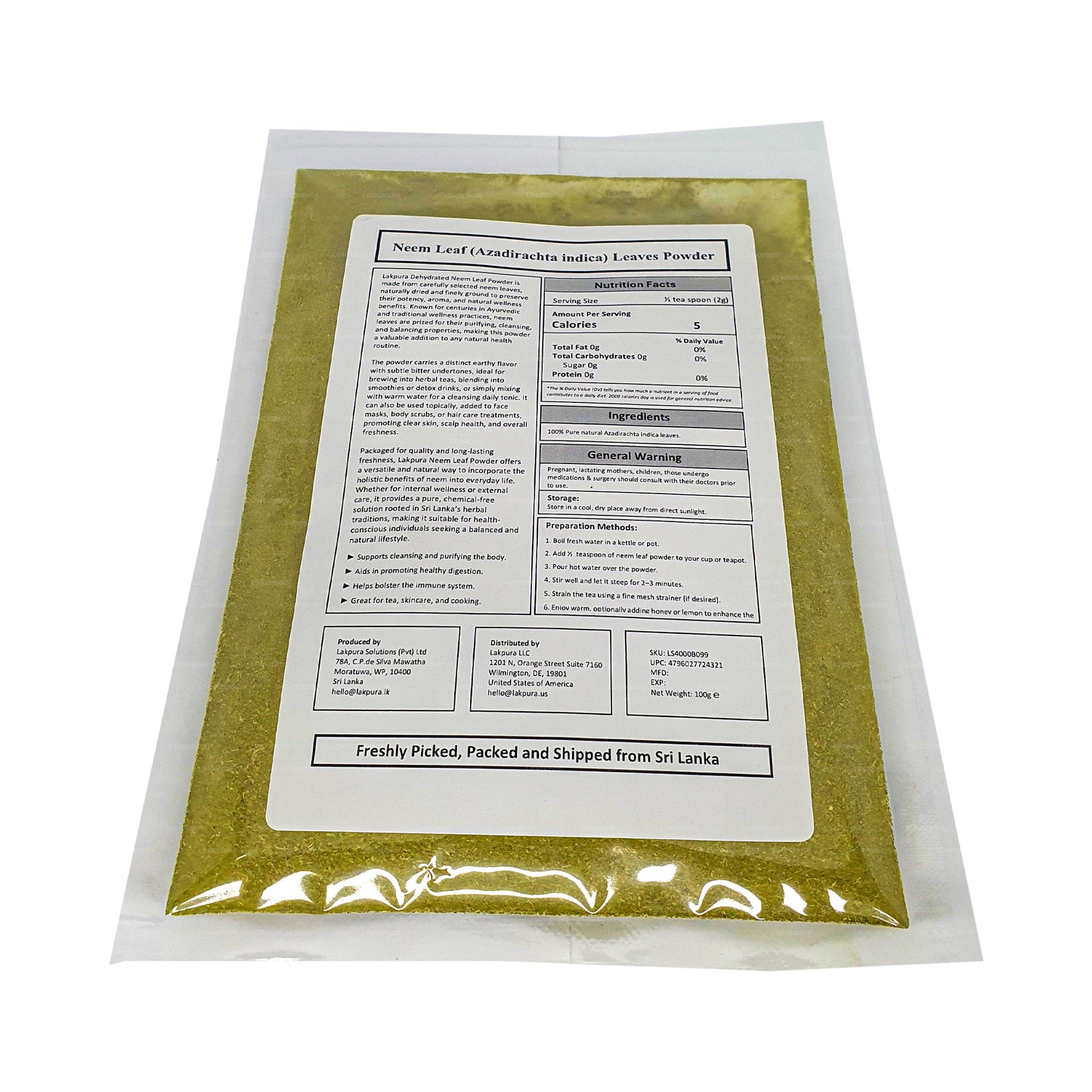 Poudre de Neem Lakpura (100g)