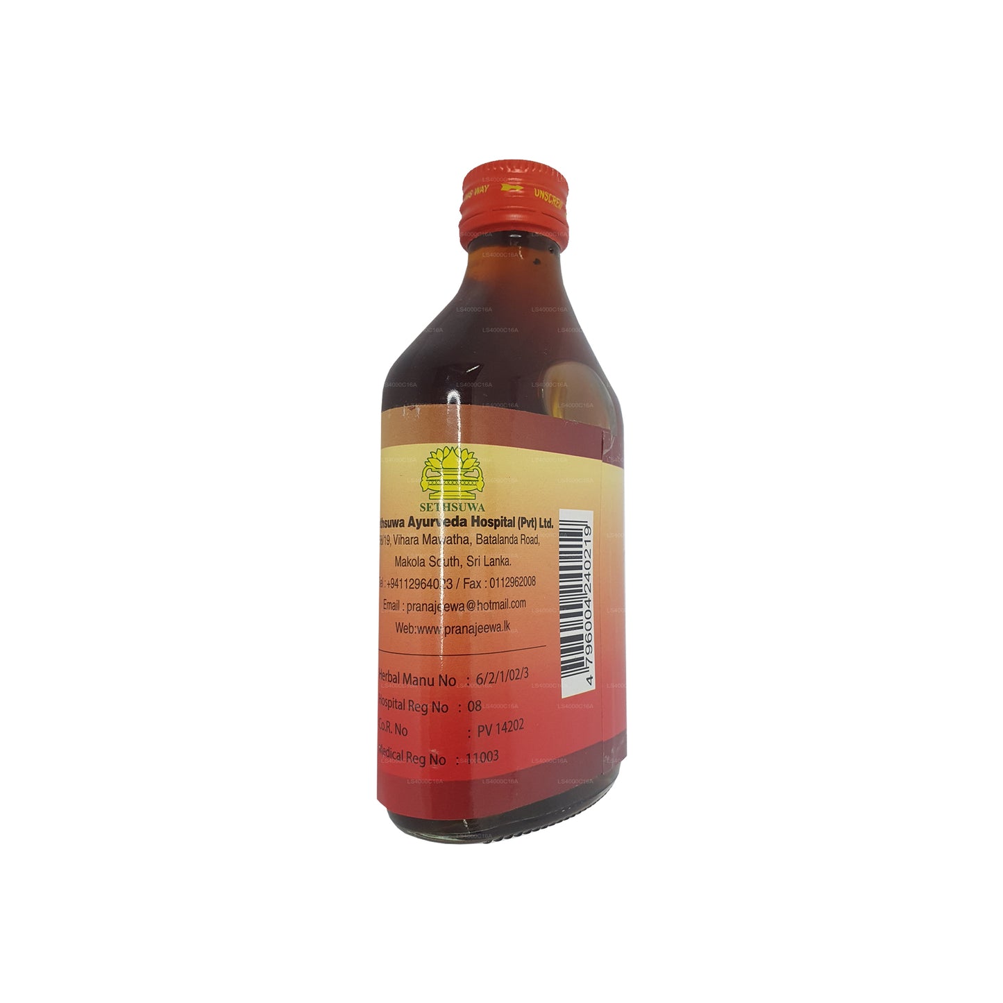 Miel d'abeille médicinal pur Sethsuwa (180 ml)