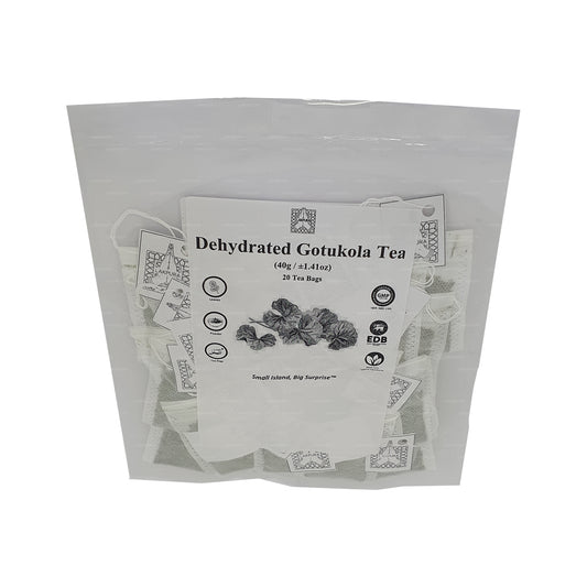 Sachets de thé Gotukola déshydratés Lakpura (40 g) 20 sachets de thé