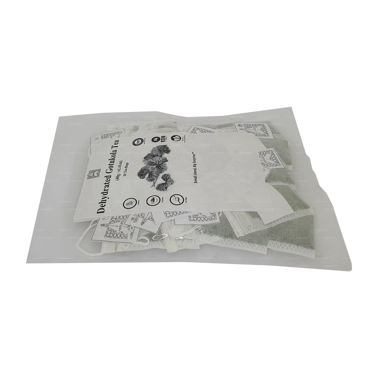 Sachets de thé Gotukola déshydratés Lakpura (40 g) 20 sachets de thé