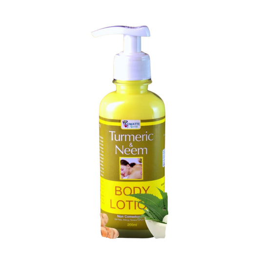 Lait corporel Bowatte au curcuma et au neem (200 ml)