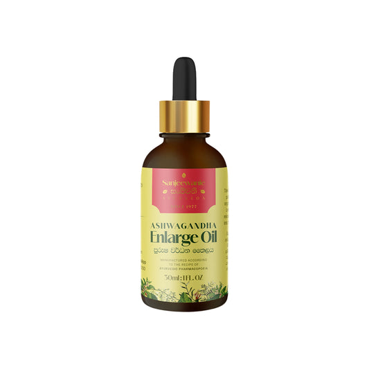 Huile d'agrandissement Sanjeewanie Ashwagandha (30 ml)