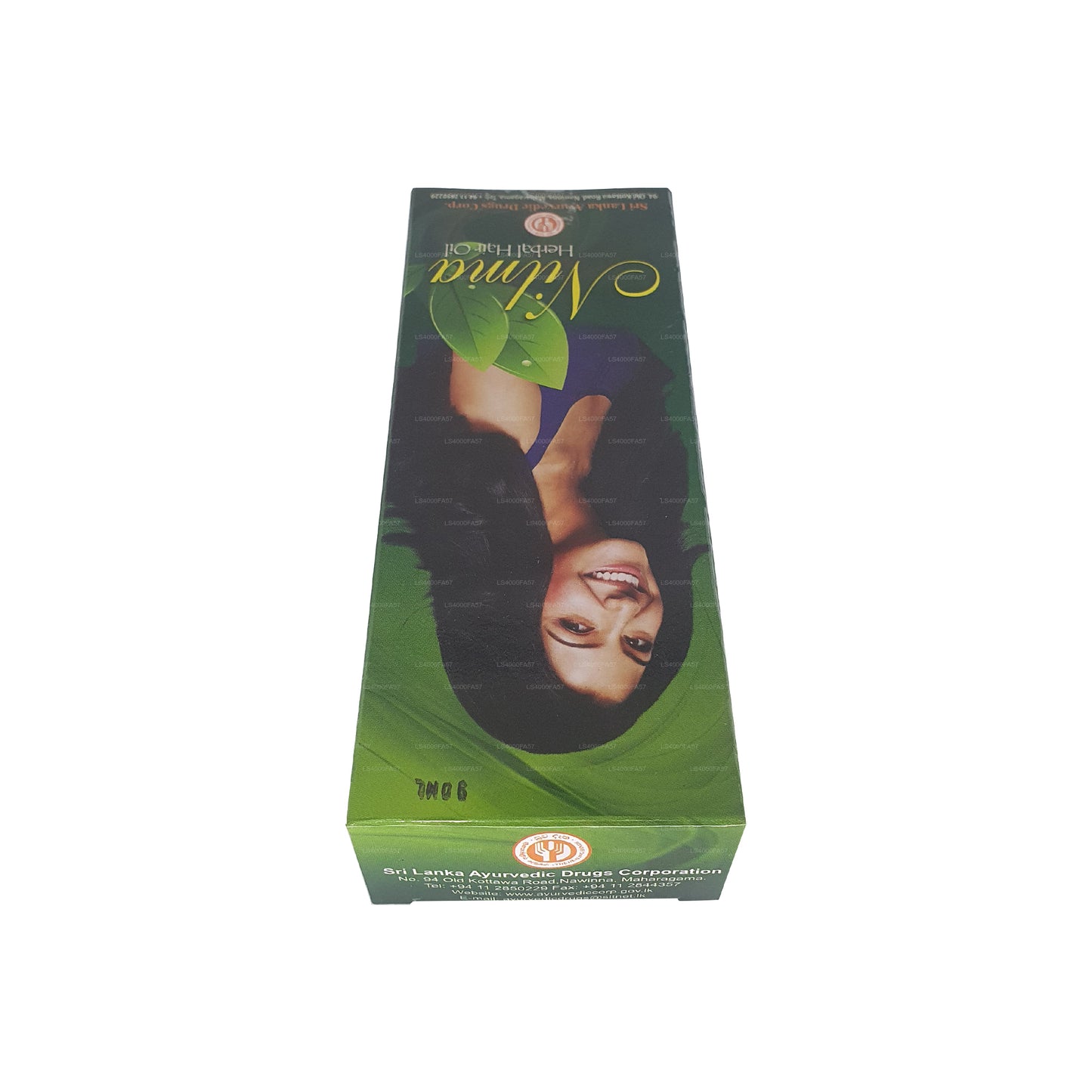 Huile capillaire à base de plantes SLADC Nilma (90 ml)