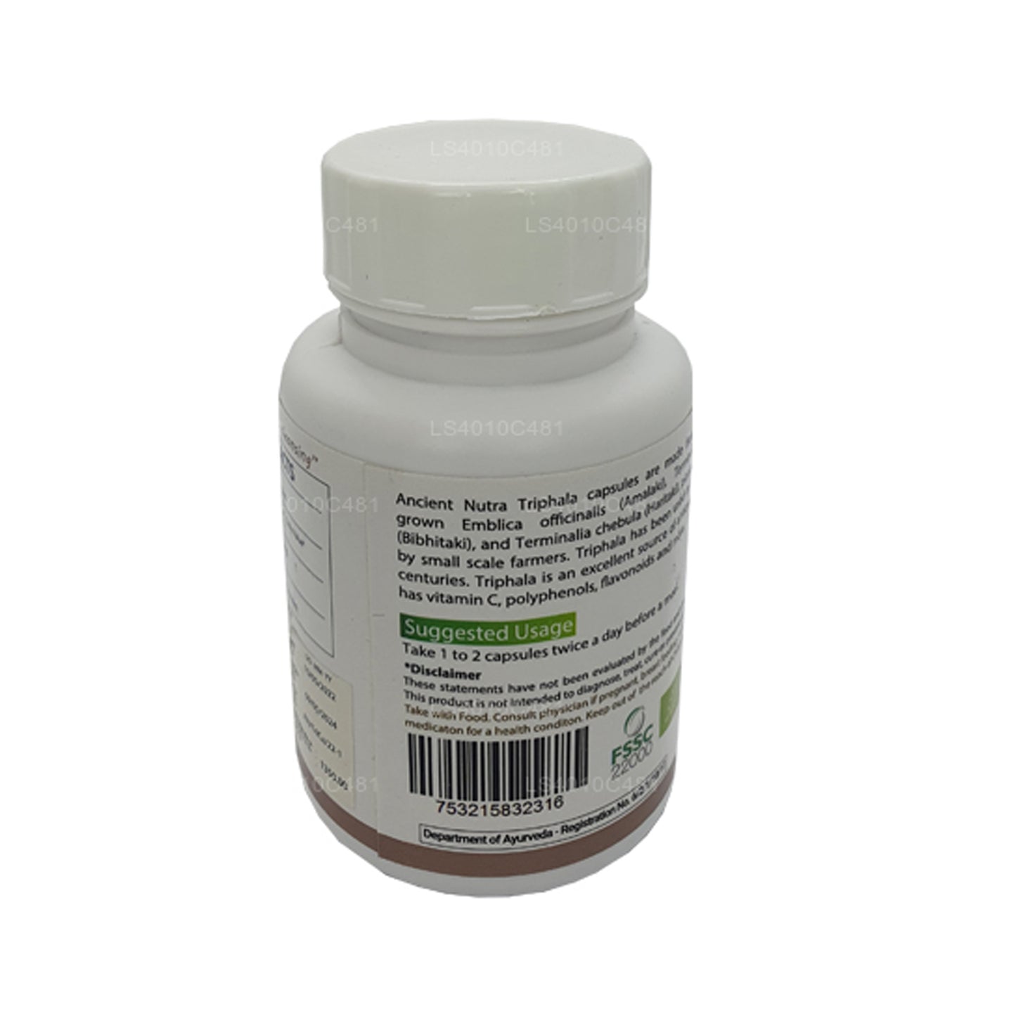 Nutra Triphala ancien (60 gélules)