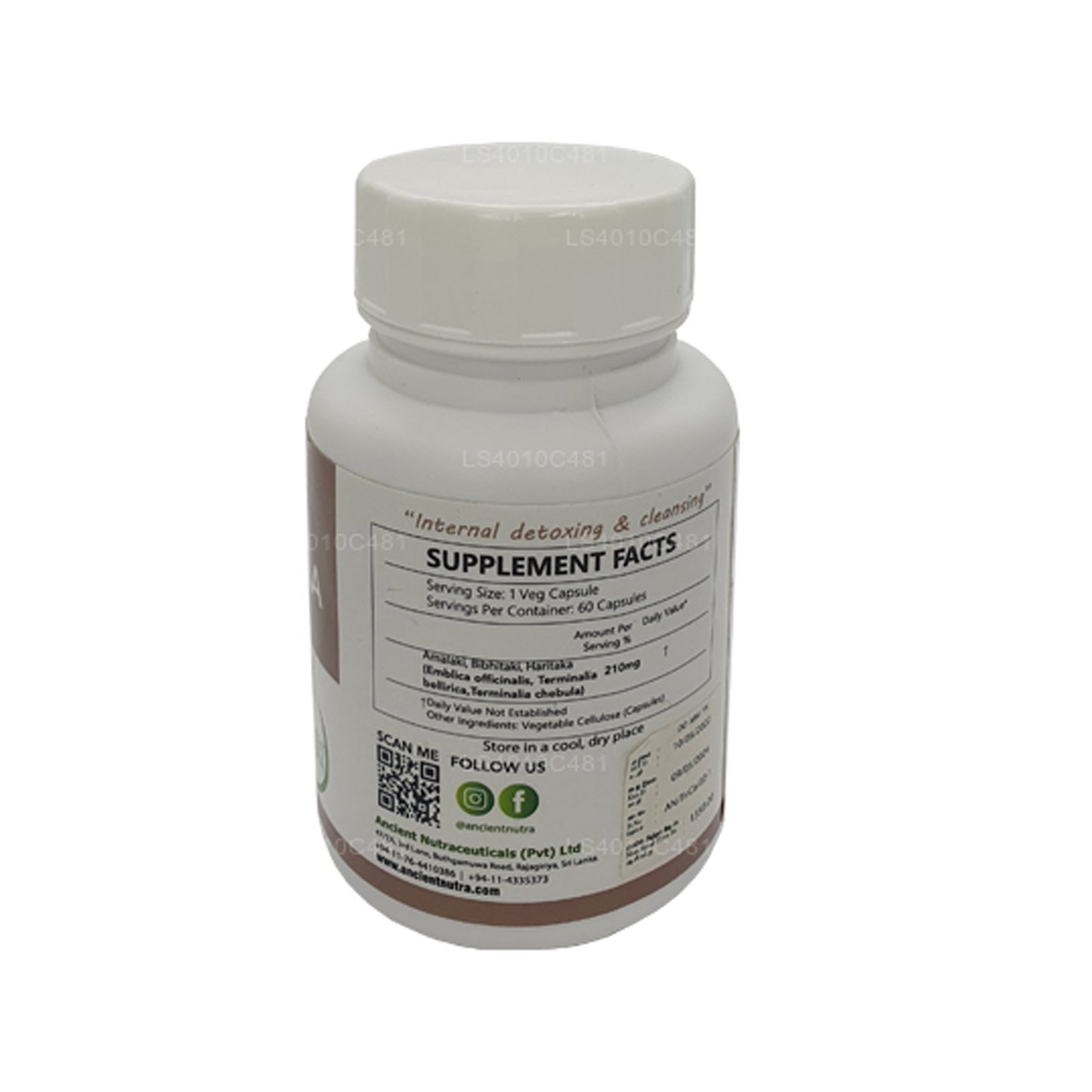 Nutra Triphala ancien (60 gélules)