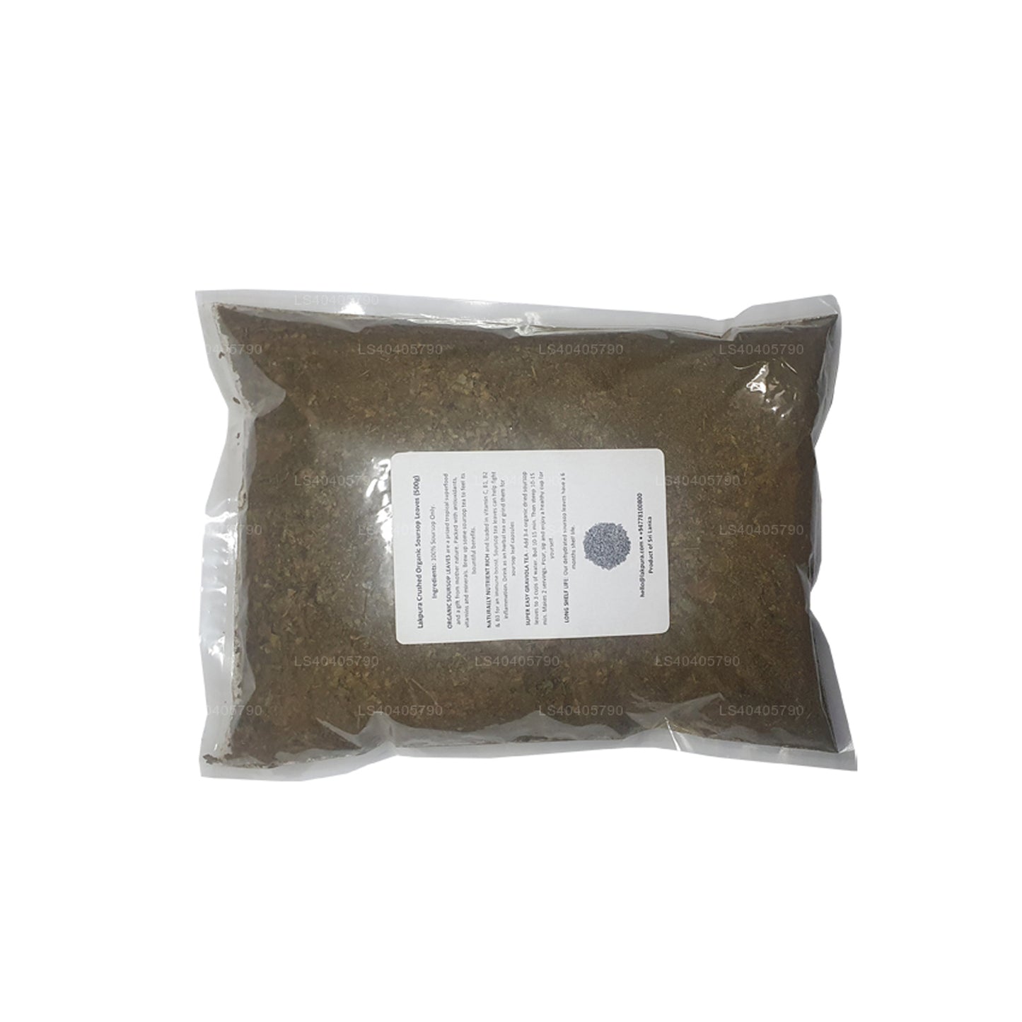Feuilles de corossol biologique écrasées Lakpura (500g)