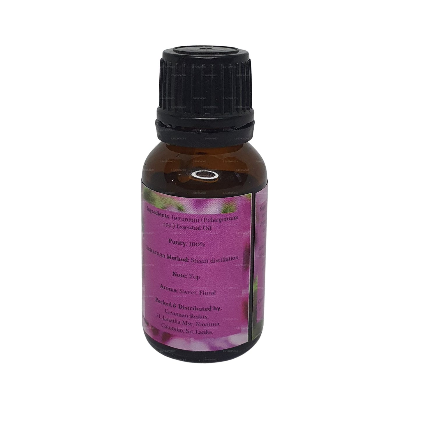Huile essentielle de géranium Lakpura (15 ml)