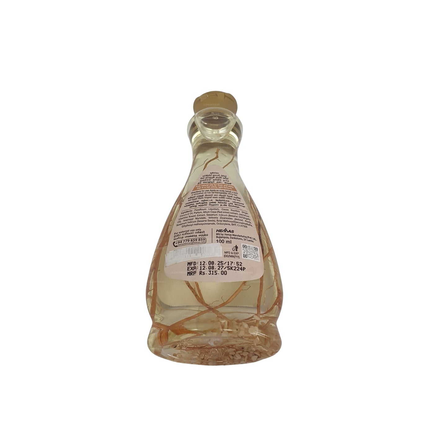 Huile capillaire nourrissante Kumarika « Hair Thinning Control » (100 ml)