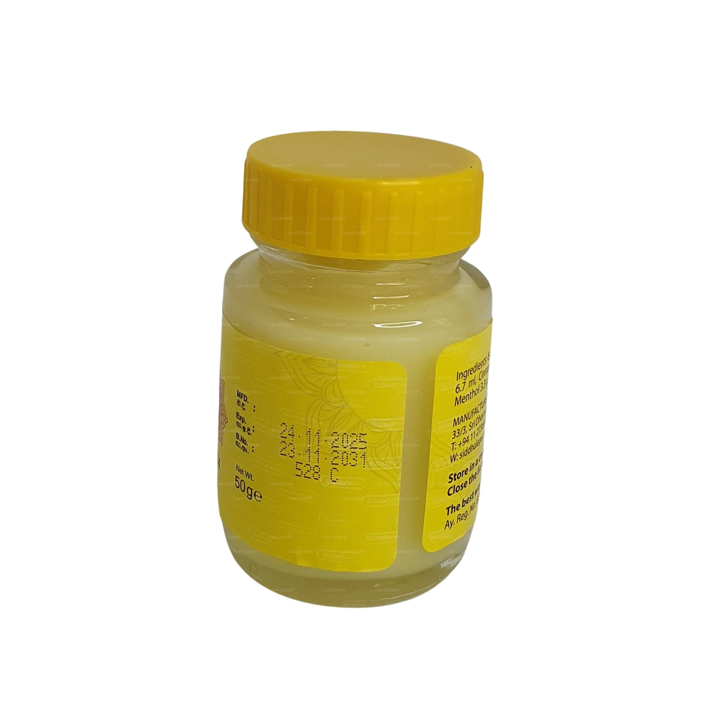 Baume ayurvédique aux herbes Siddhalepa