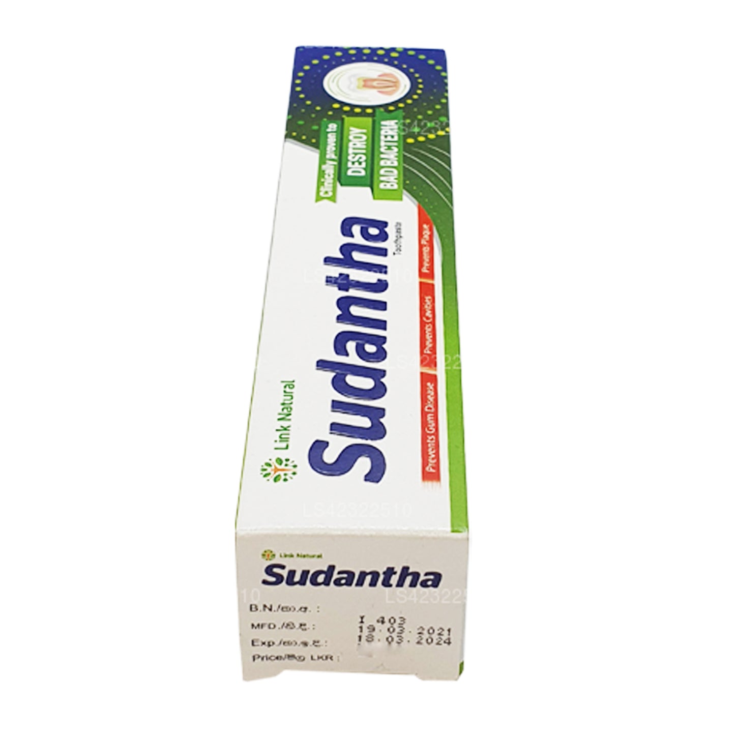 Dentifrice à base de plantes Link Sudantha