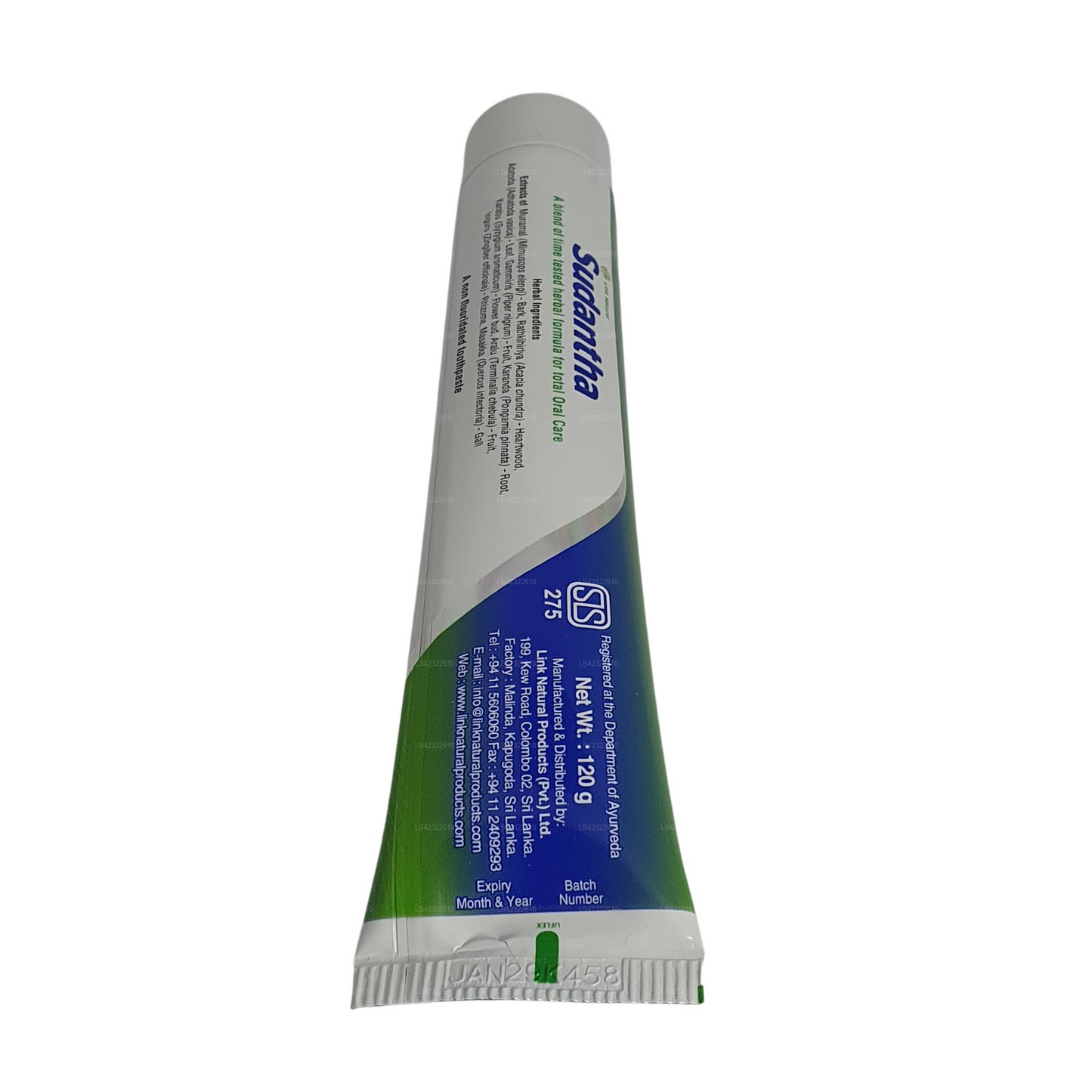 Dentifrice à base de plantes Link Sudantha