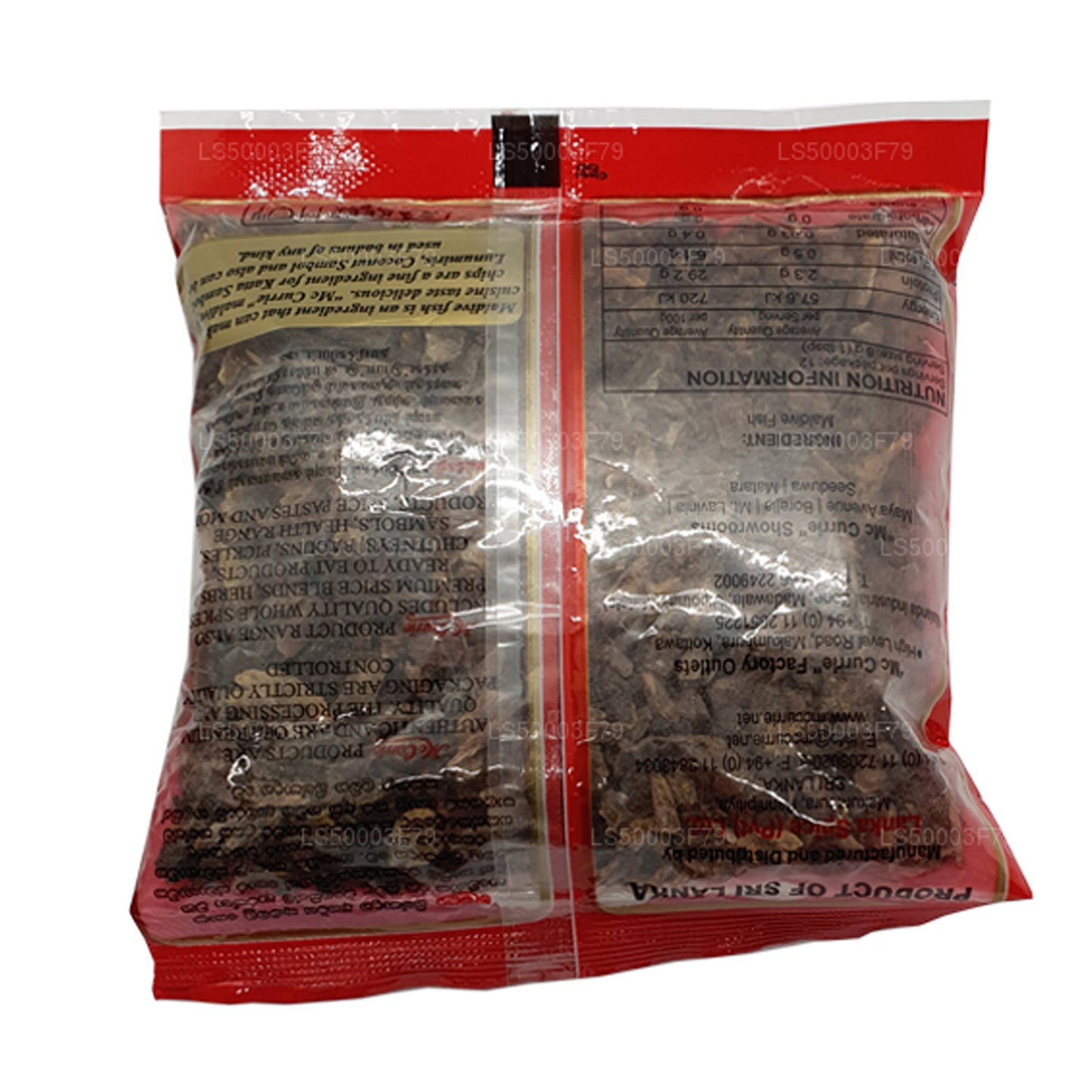 Chips de poisson aux Maldives Mc Currie (100 g)