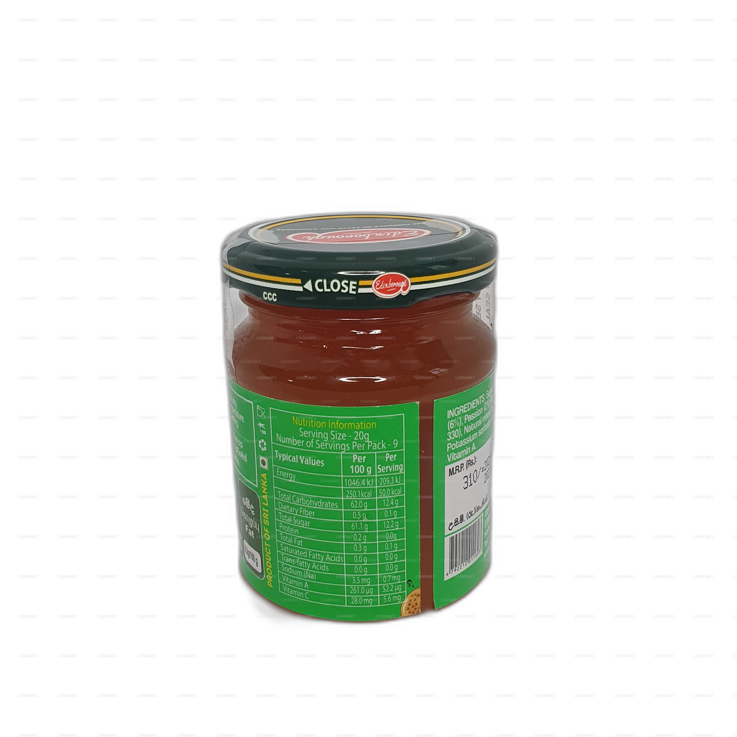 Confiture de fruits mélangés Edinborough