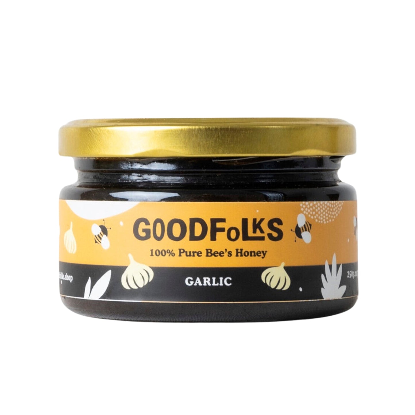 Miel d'abeille à l'ail du Sri Lanka Goodfolks (250g)