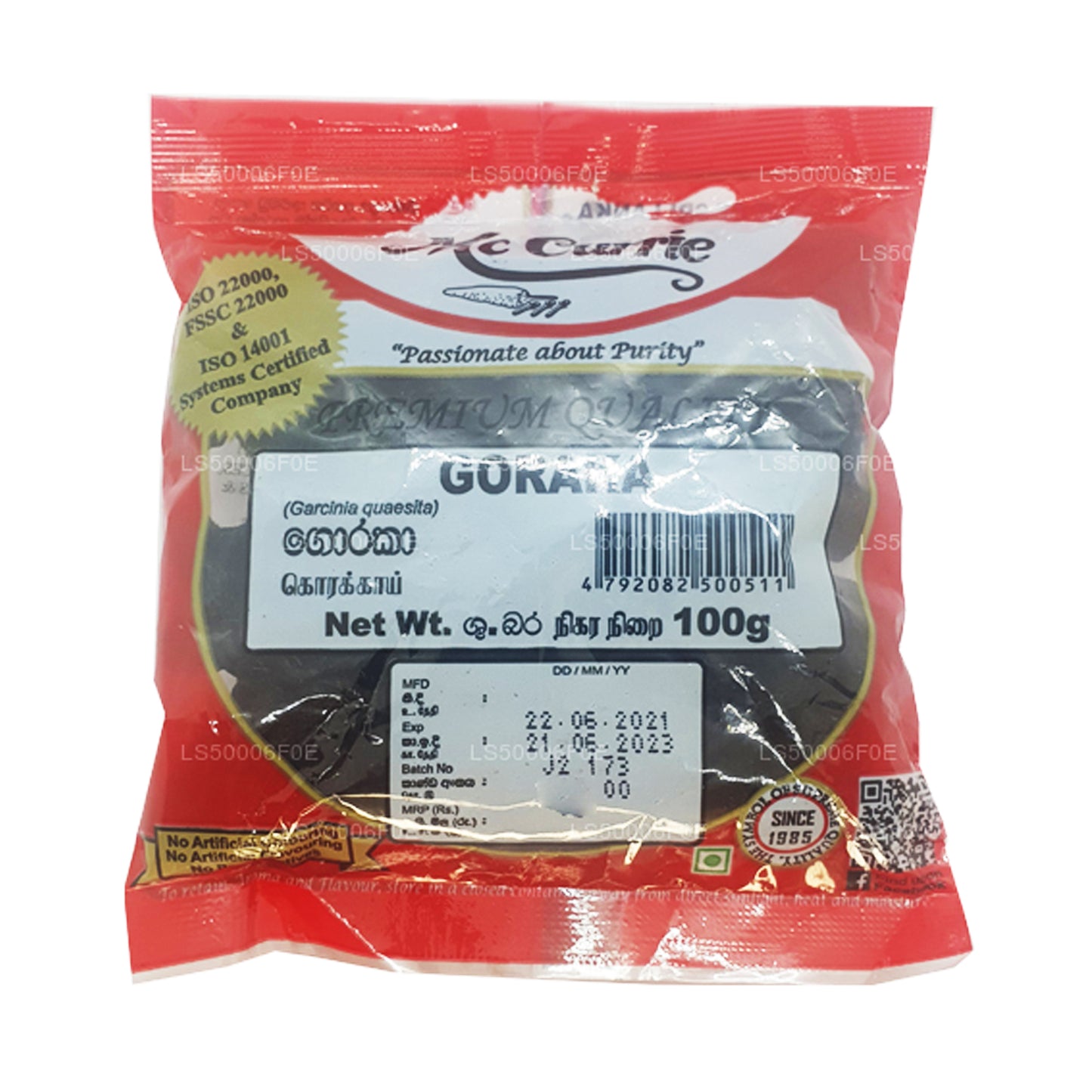 Goraka entier Mc Currie (100 g)