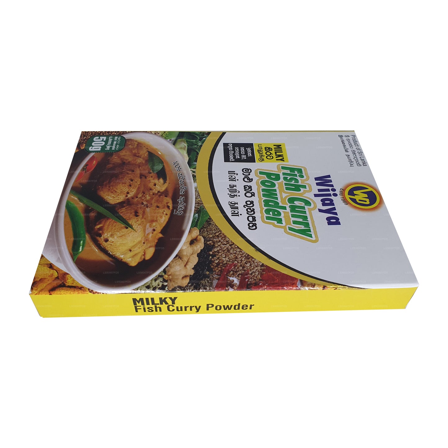 Curry de poisson au lait Wijaya en poudre (50g)
