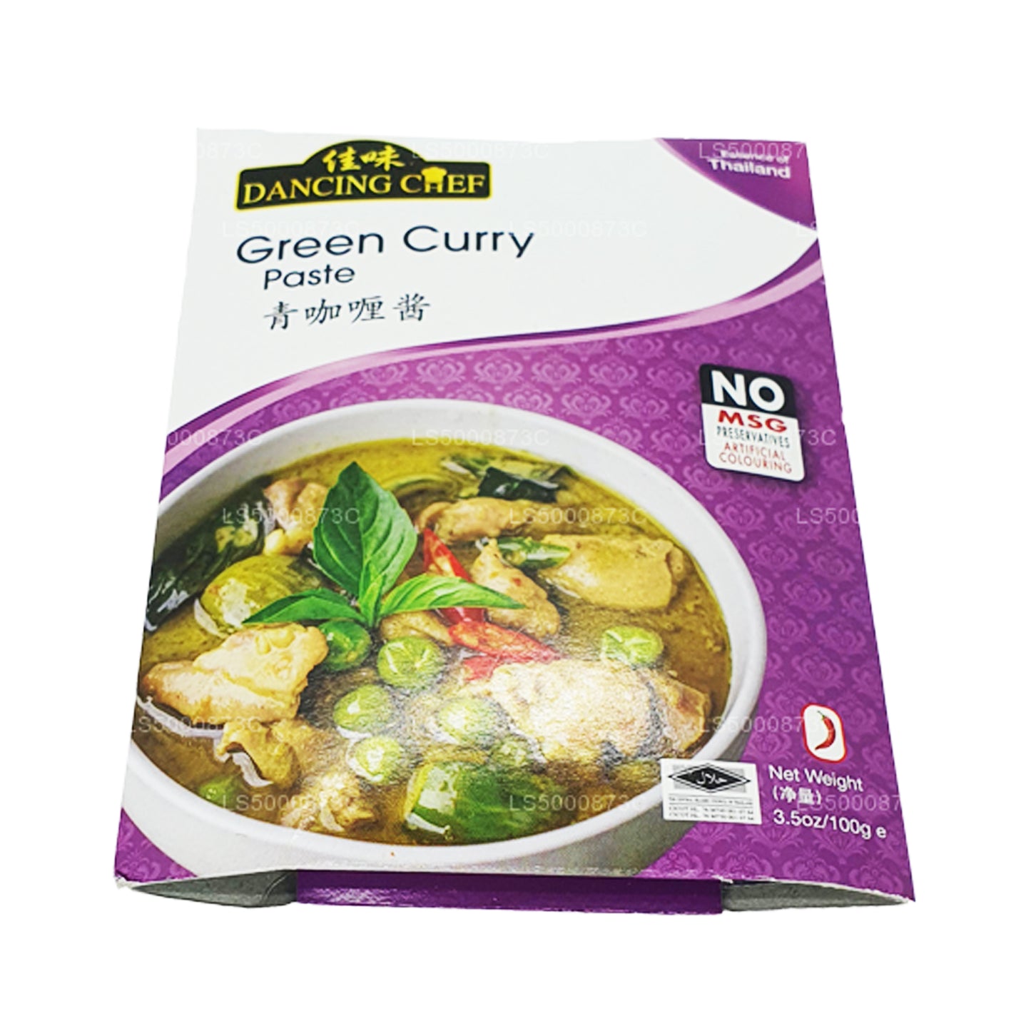 Pâte au curry vert Dancing Chef (100 g)