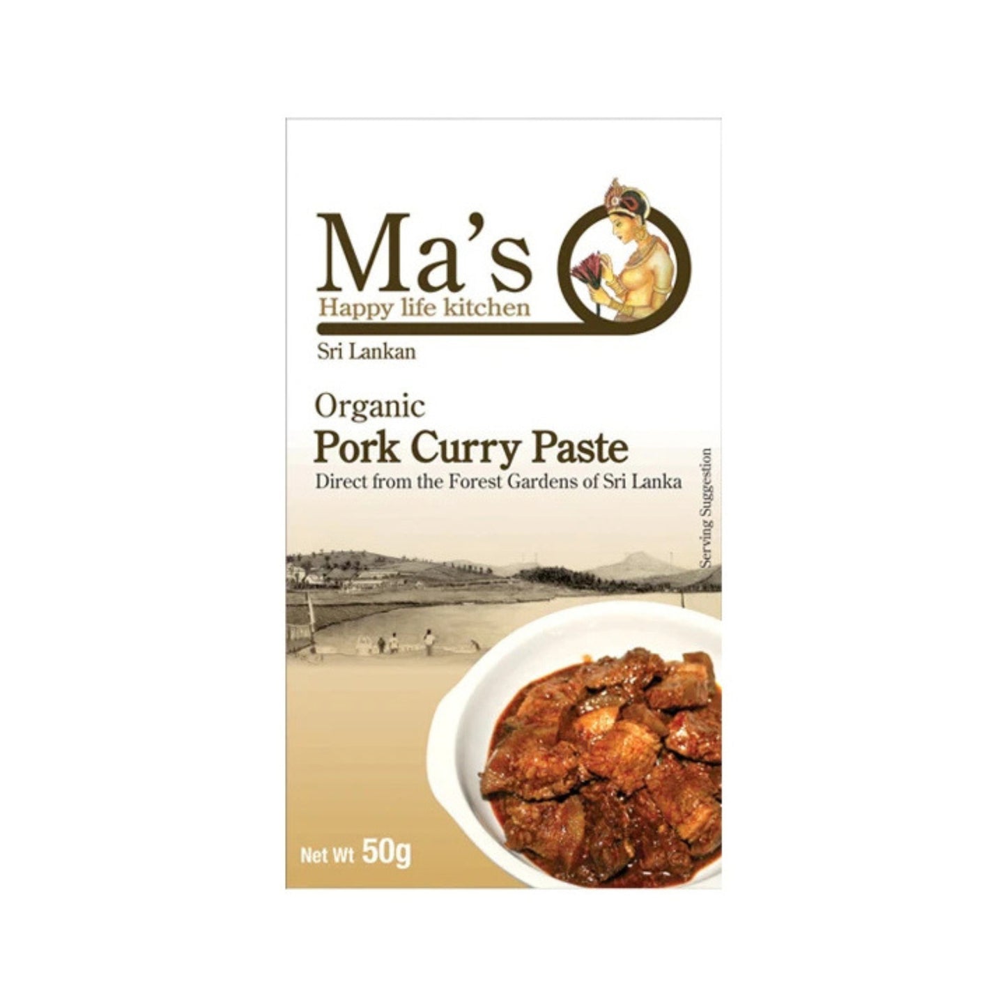 Pâte de curry de porc biologique MA's Kitchen (50 g)