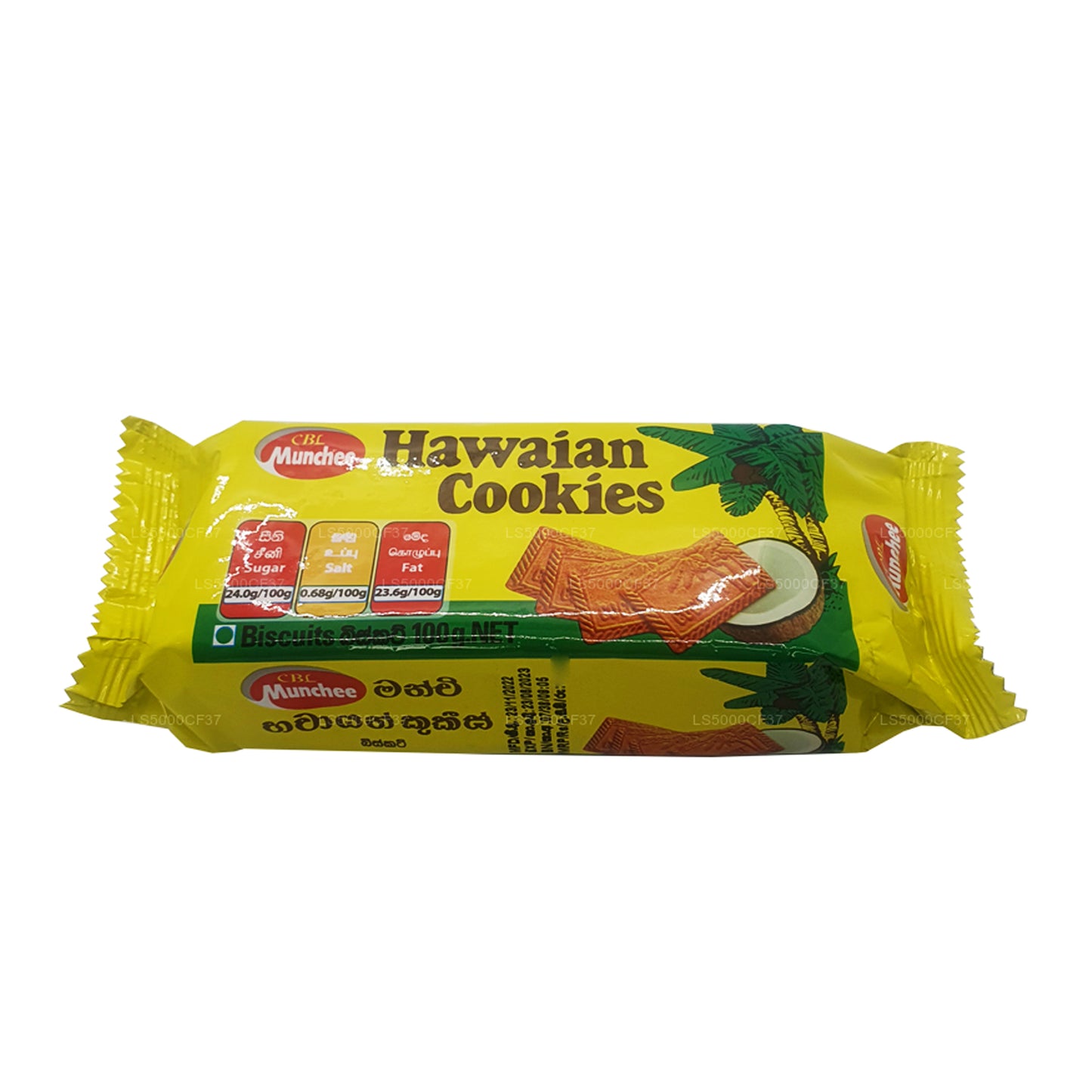 Biscuits hawaïens Munchee (100 g)