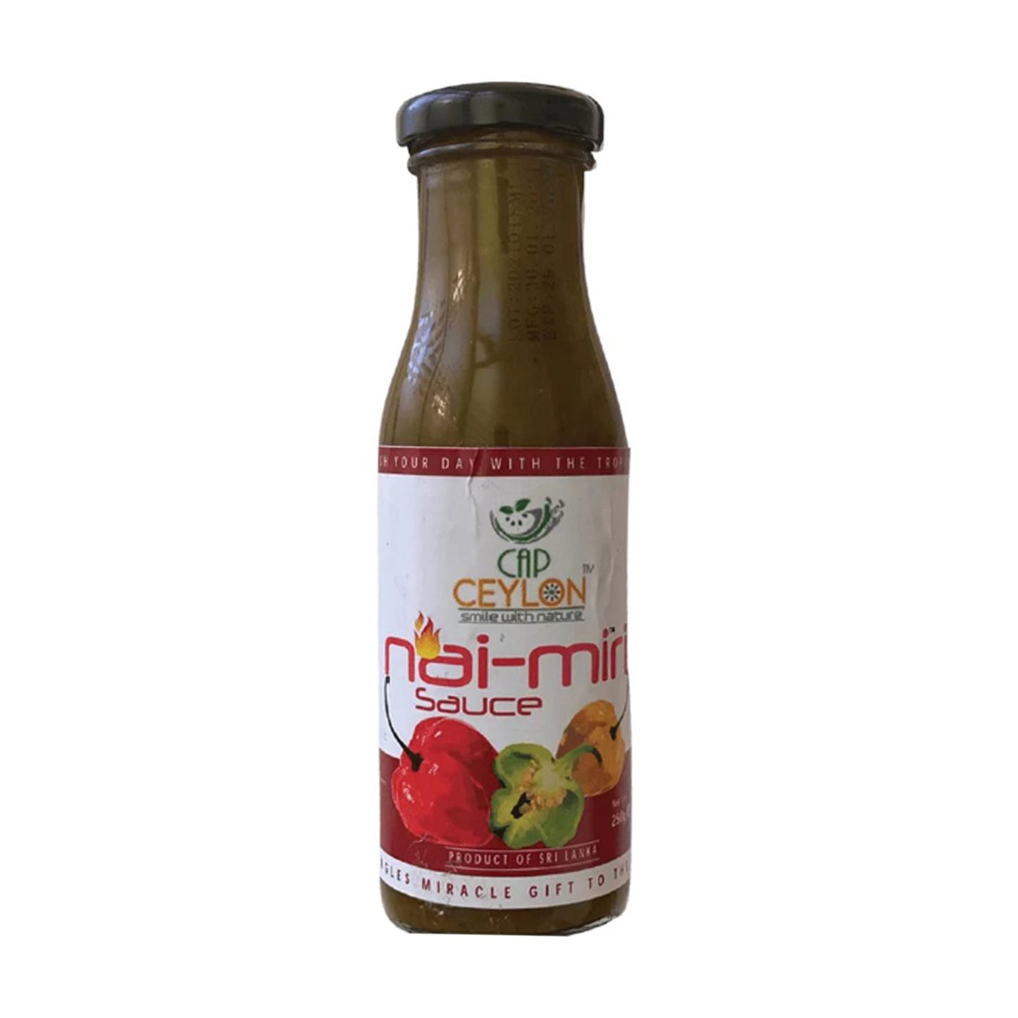 Sauce Scotch Bonnet de Ceylan CAP - Sauce Nai Miris (250g)