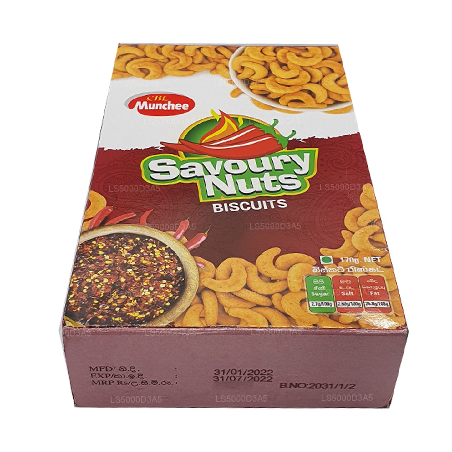 Biscuit Munchee aux noix salées (170 g)