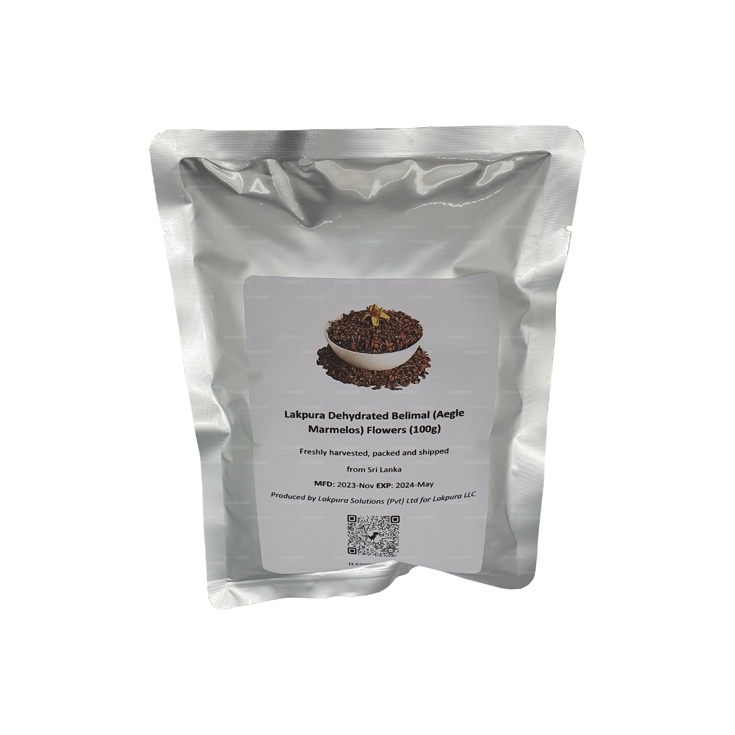 Fleurs de Belimal (Aegle Marmelos) déshydratées de Lakpura