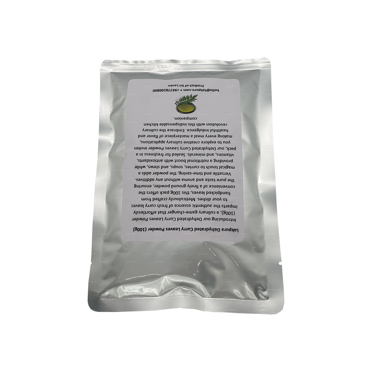Feuilles de curry déshydratées Lakpura en poudre (100 g)