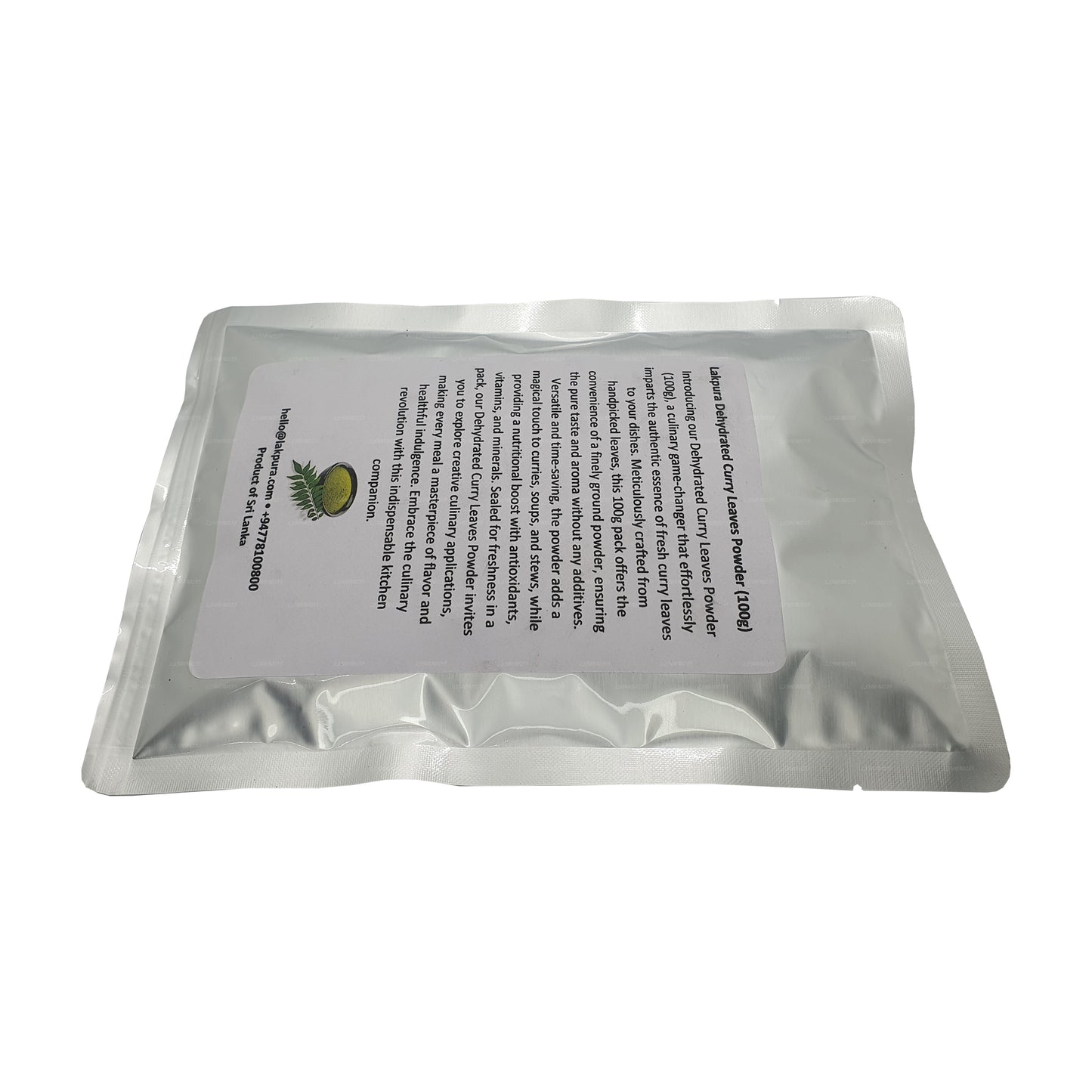 Feuilles de curry déshydratées Lakpura en poudre (100 g)