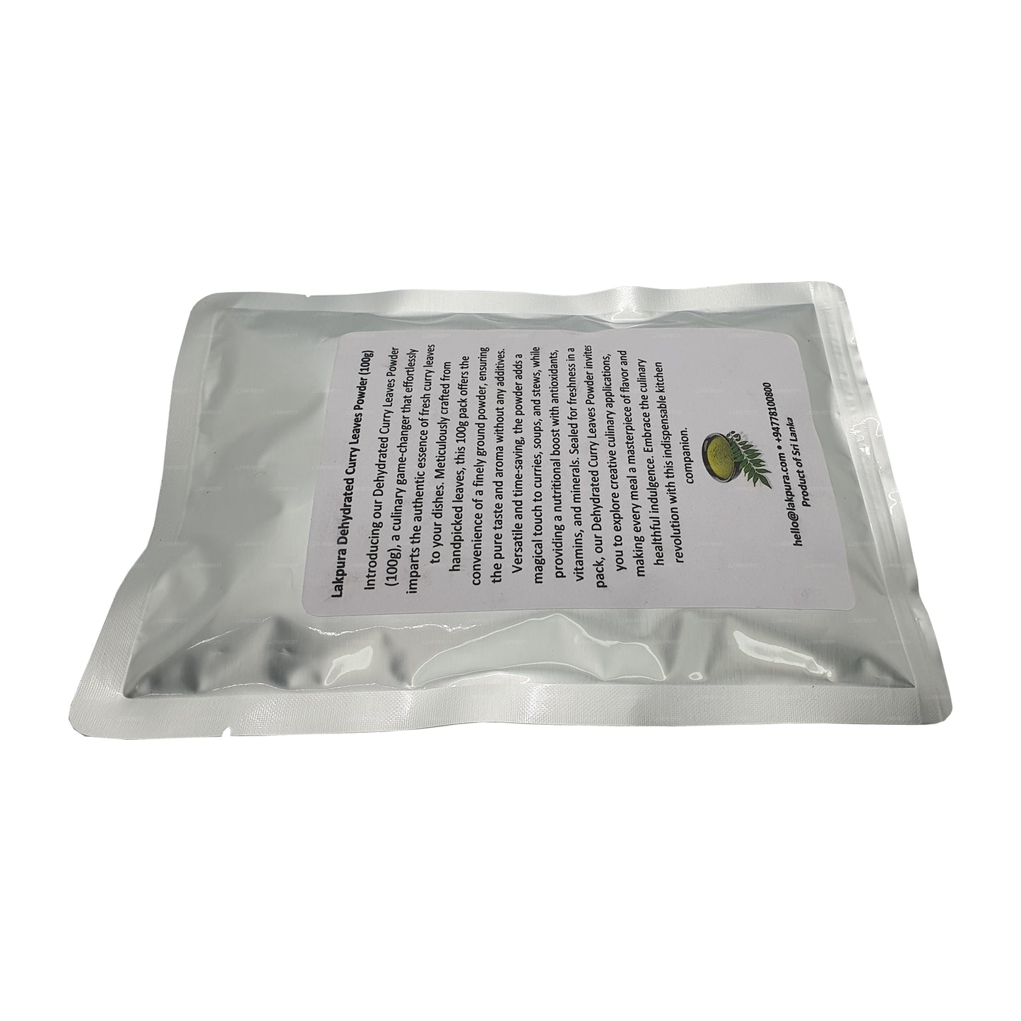 Feuilles de curry déshydratées Lakpura en poudre (100 g)