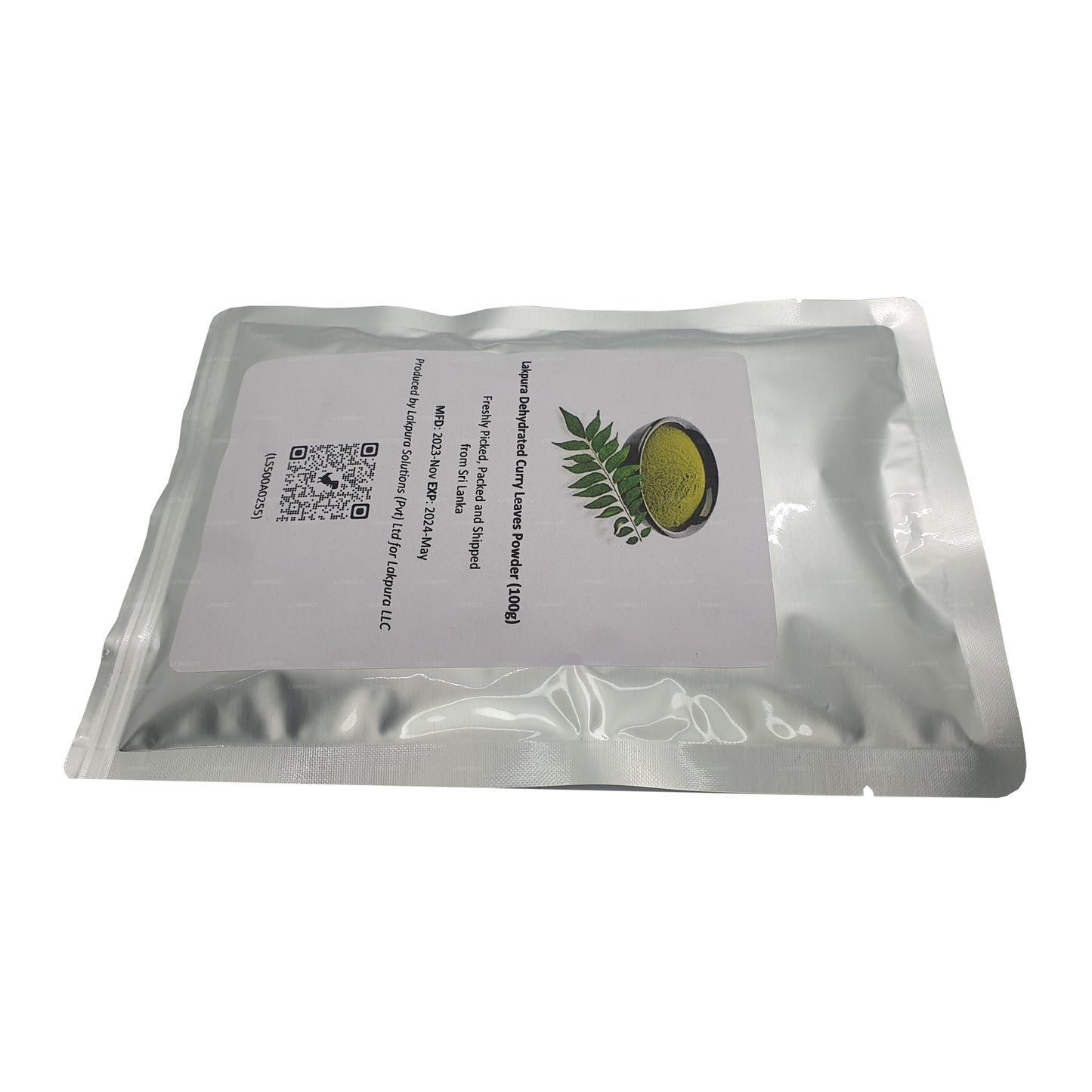 Feuilles de curry déshydratées Lakpura en poudre (100 g)