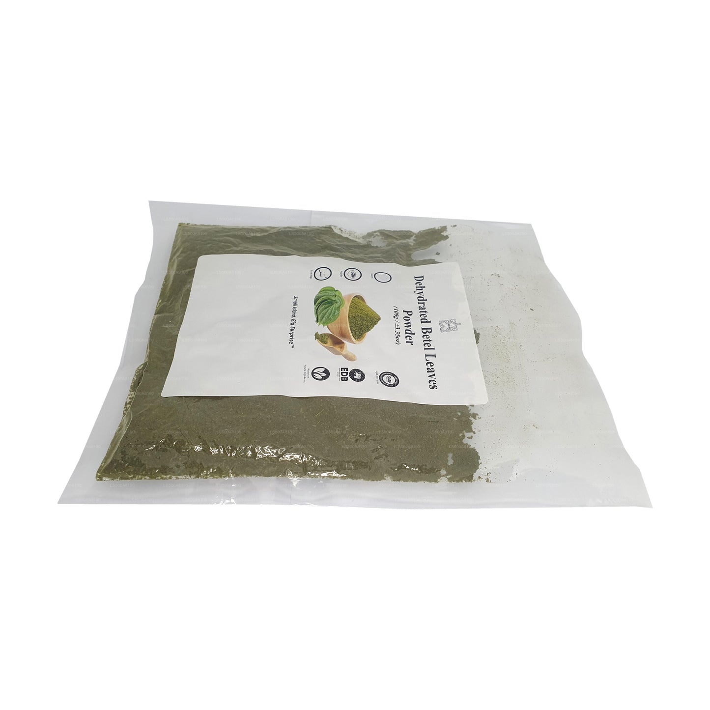 Poudre de feuilles de bétel déshydratées Lakpura (100g)