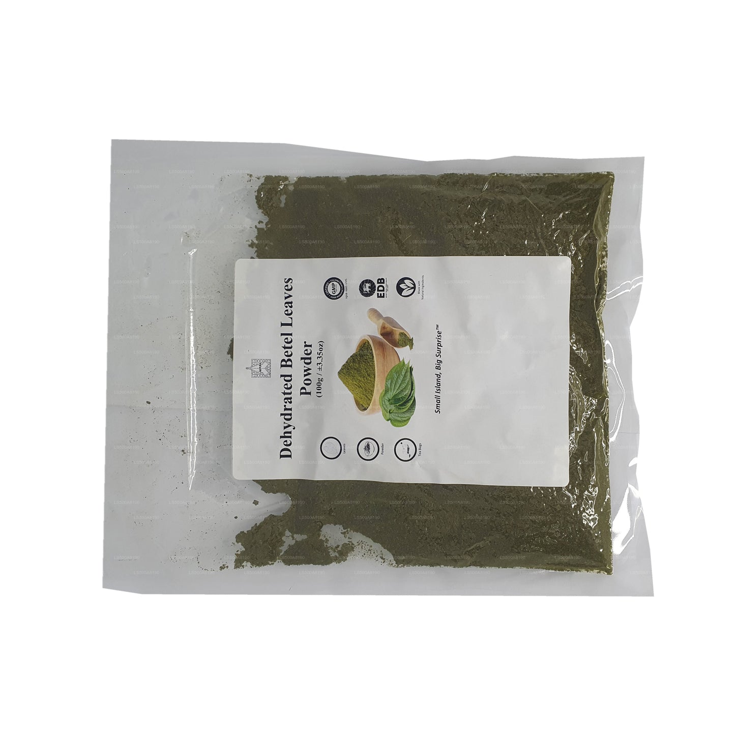 Poudre de feuilles de bétel déshydratées Lakpura (100g)